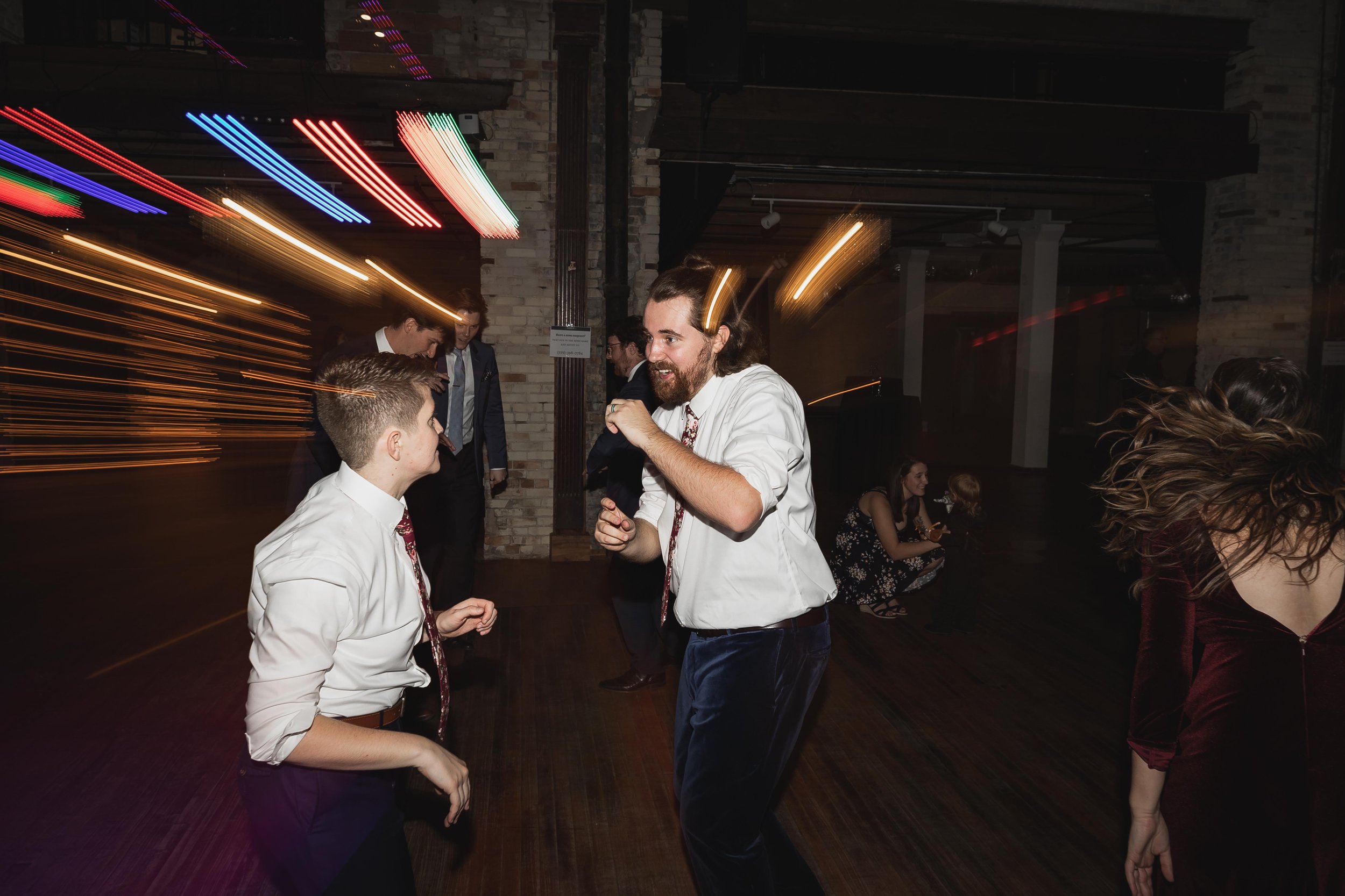  groom dancing shutter drag with lights 