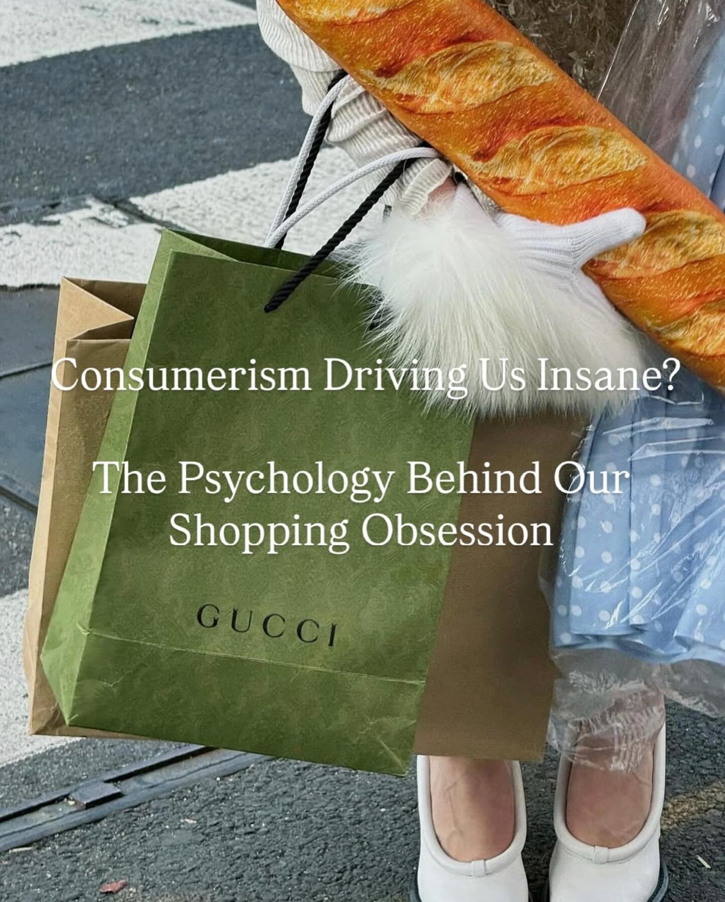 In a world where trends change every 30 seconds and sales happen every single day, we&rsquo;ve quietly been conditioned to believe that buying more will somehow fix everything. It&rsquo;s the magic fix to our mood, looks, status, and place in the wor
