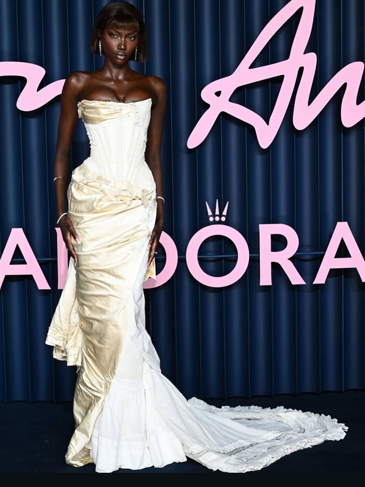 You&rsquo;re looking at the 2025 #BritishFashionAwards Model of the Year. 🏆✨

@anokyai took home the crown tonight, accepting her award in a breathtaking custom @dilarafindikoglu corset gown.

Congratulations to one of the defining faces of modern b