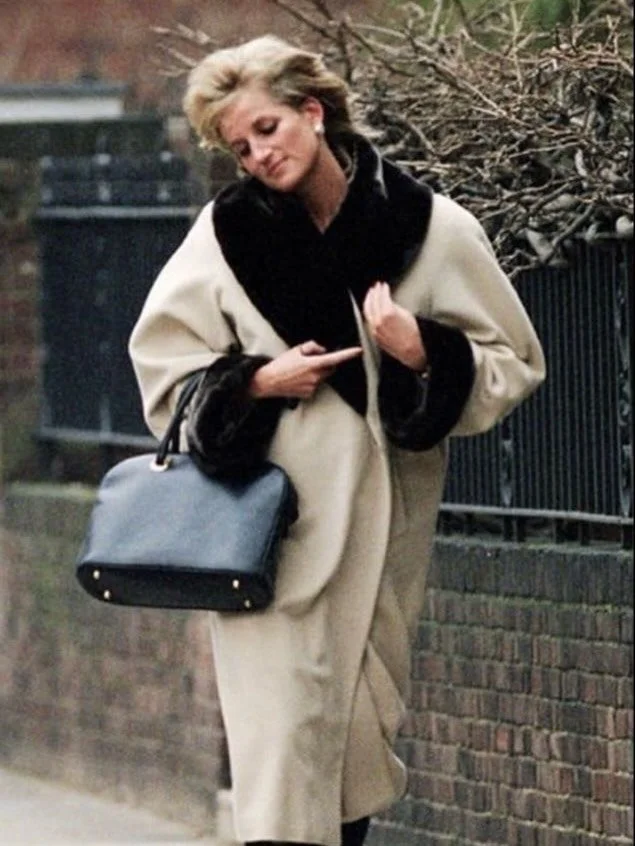 Winter styled, perfected. Princess Diana still proving that a great coat isn&rsquo;t just outerwear. It&rsquo;s an attitude. ❄️✨