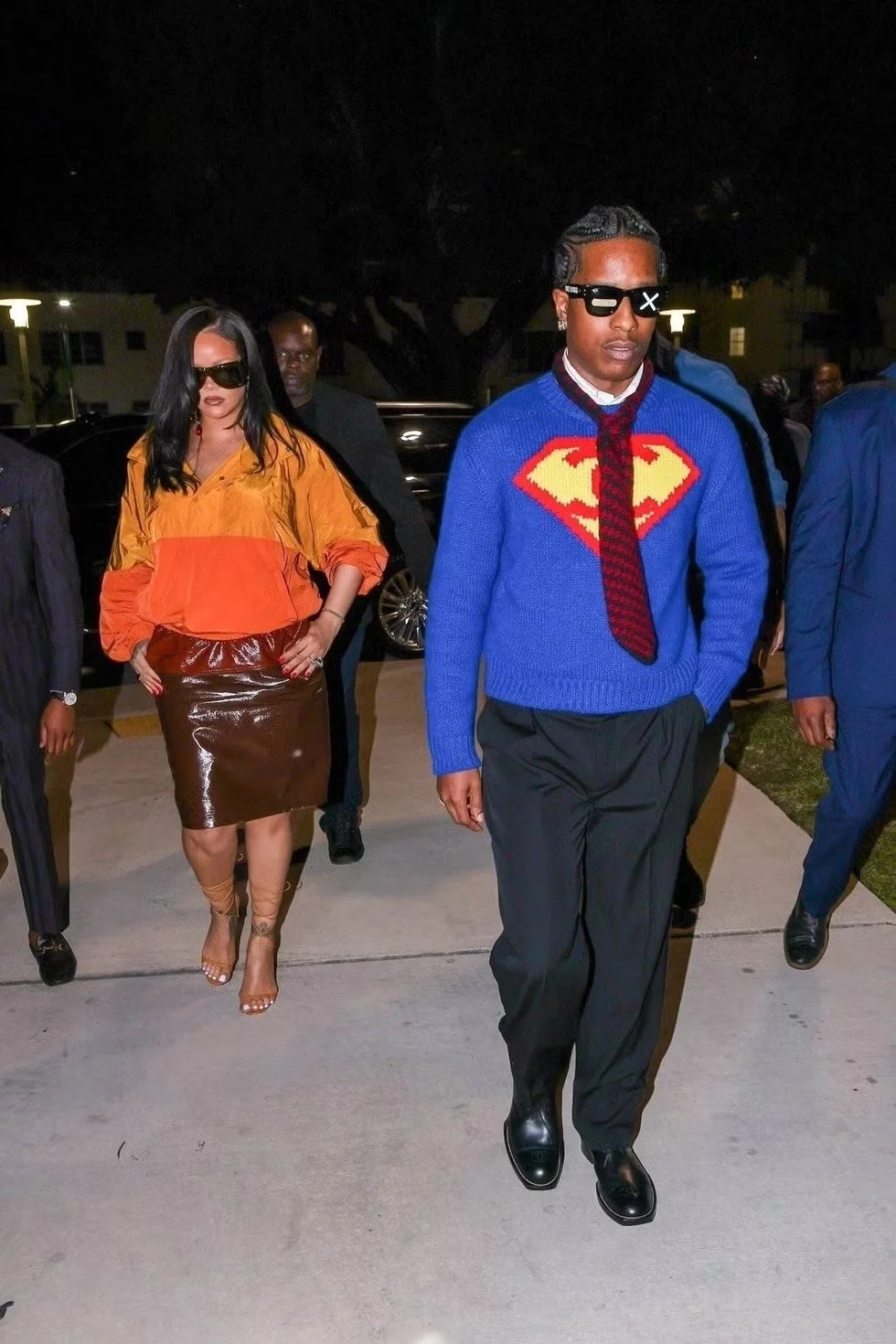 Rihanna and A$AP Rocky Serve Bold Couple Style at Miami Art Basel 2025