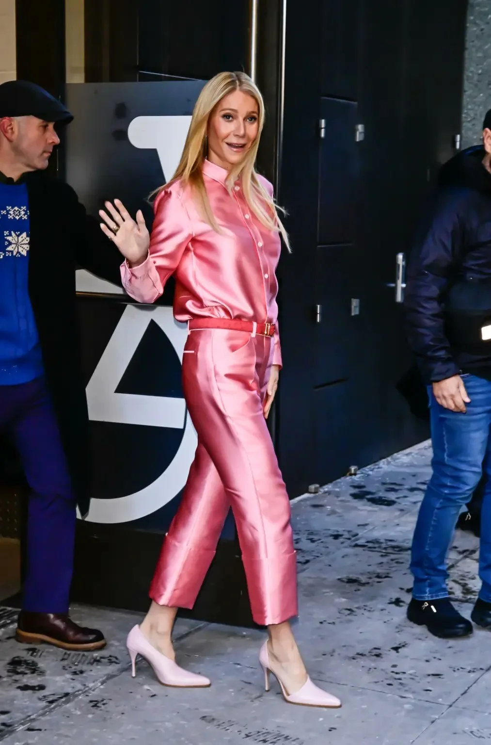 Gwyneth Paltrow Brings a Barbie-Pink Moment to Good Morning America in Calvin Klein SS26