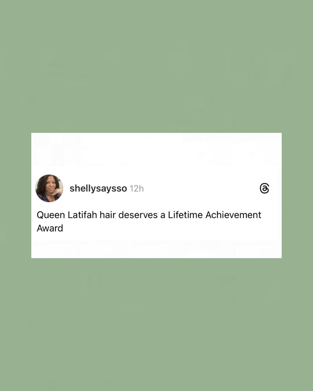 Queen Latifah&rsquo;s crown deserves its own chapter in beauty history. 💇🏽&zwj;♀️✨