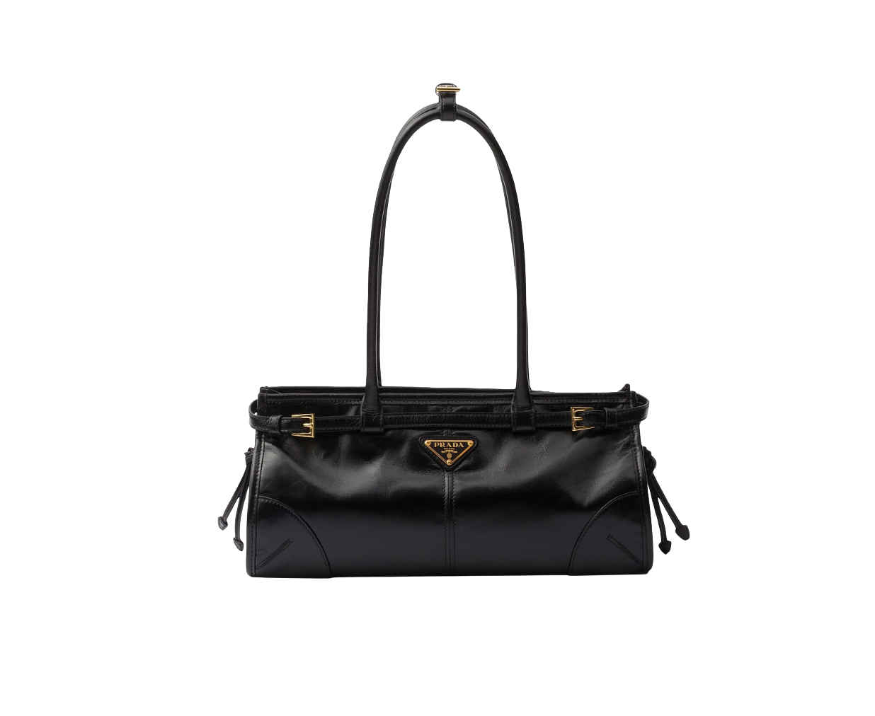 Prada  Bonnie Leather Mini Top Handle Bag
