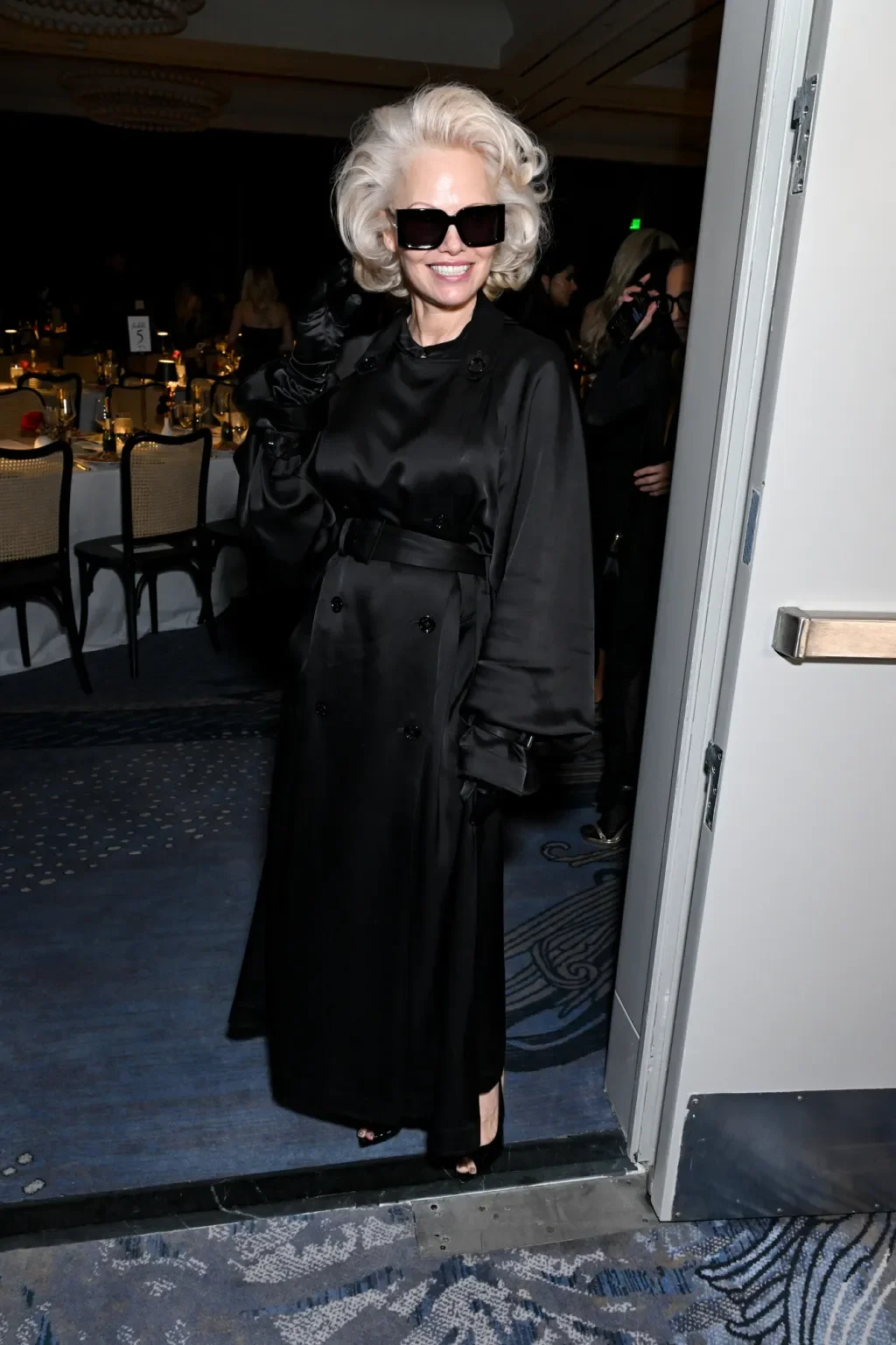 Pamela Anderson Brings Back Bombshell Blonde with a Bouncy New Bob