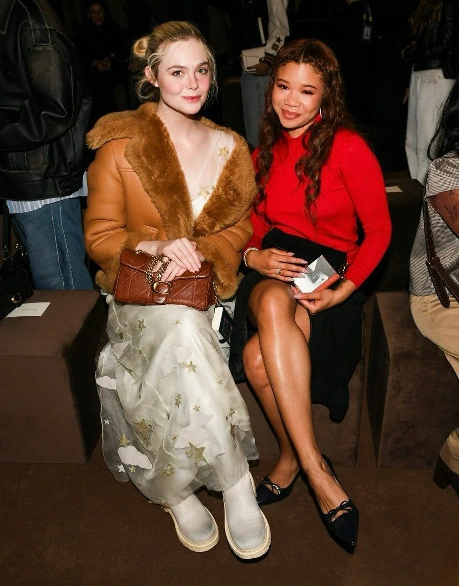 If New York had a uniform, this would be it. Coach&rsquo;s cool front row during #NYFW ✨