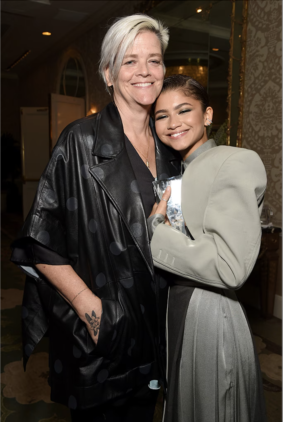 Zendaya’s Mom Reacts to Law Roach’s “Secret Wedding” Comment About Tom Holland