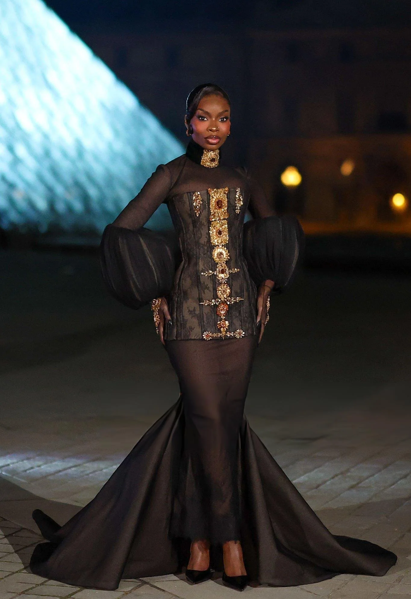 Olandria Carthen Takes Our Breath Away at Le Grand Dîner du Louvre