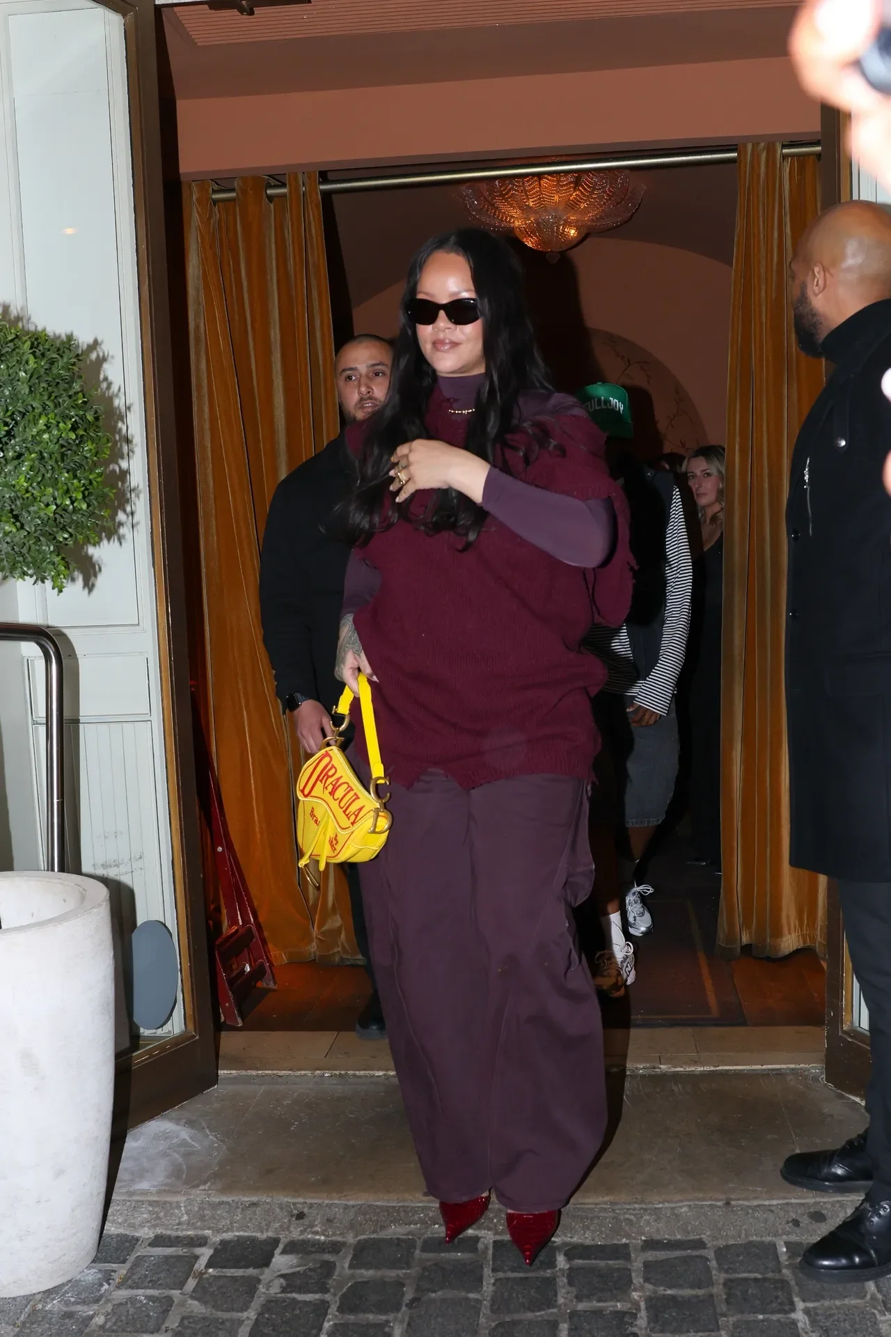 Rihanna’s Sold-Out Dior Bag Is the Real Star of Her Oxblood &amp; Mustard Moment