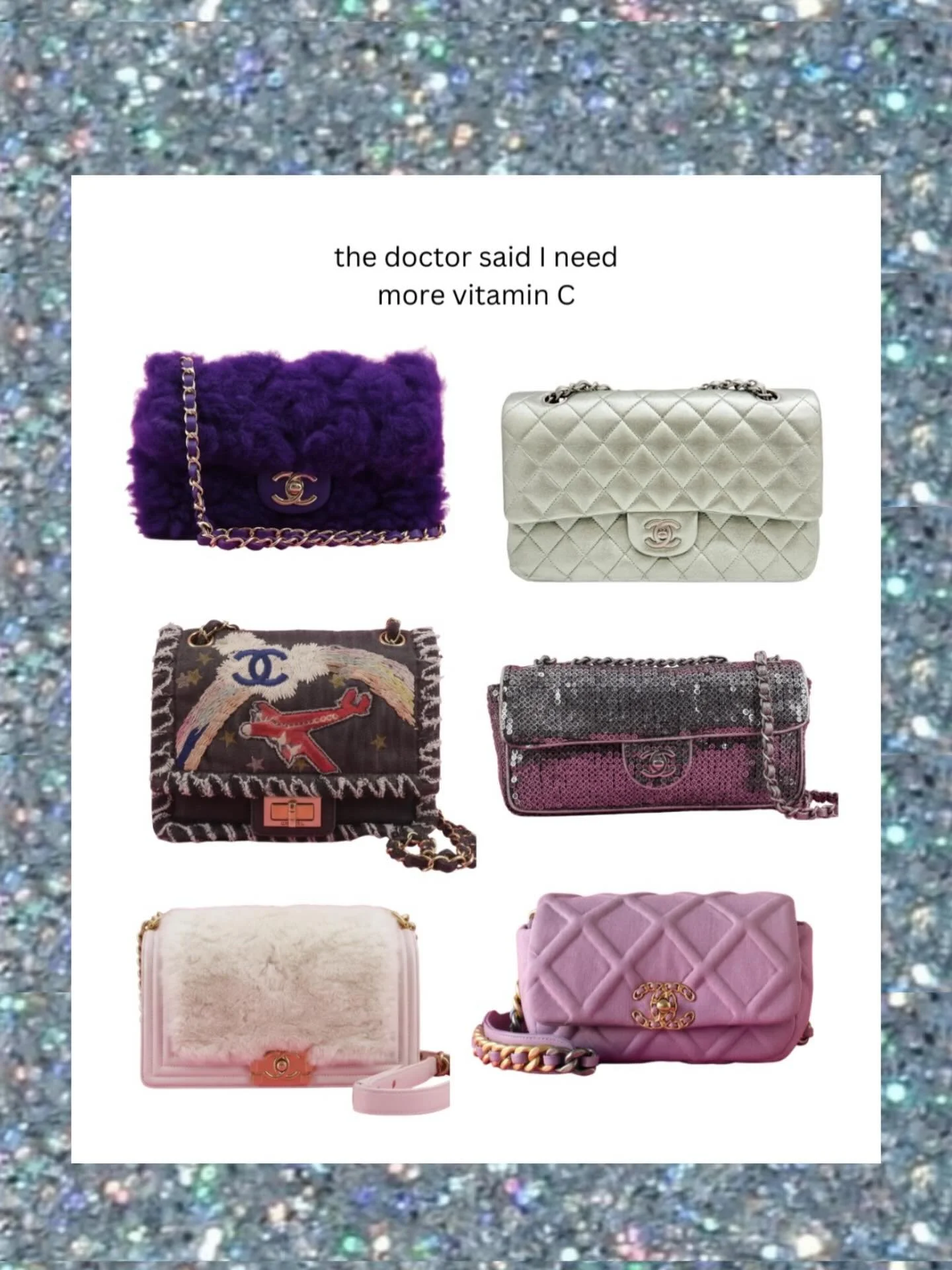 Prescribed: a daily dose of Chanel. 💊✨