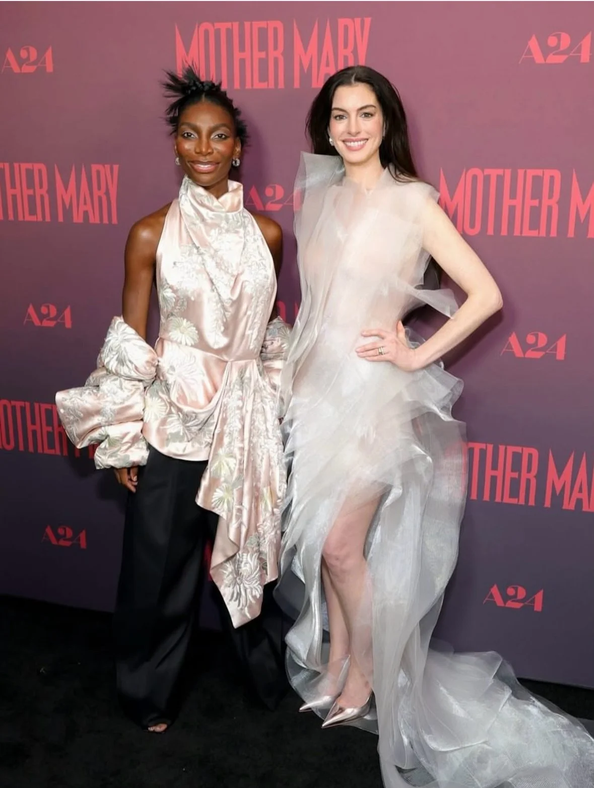 Anne Hathaway, Michaela Coel, FKA Twigs, and Alba Baptista Bring Ethereal Energy to the 'Mother Mary' Premiere