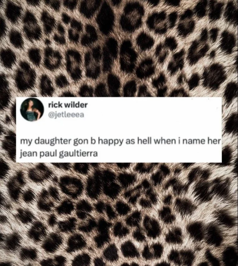 Not even born, already a fashion legend. ✨