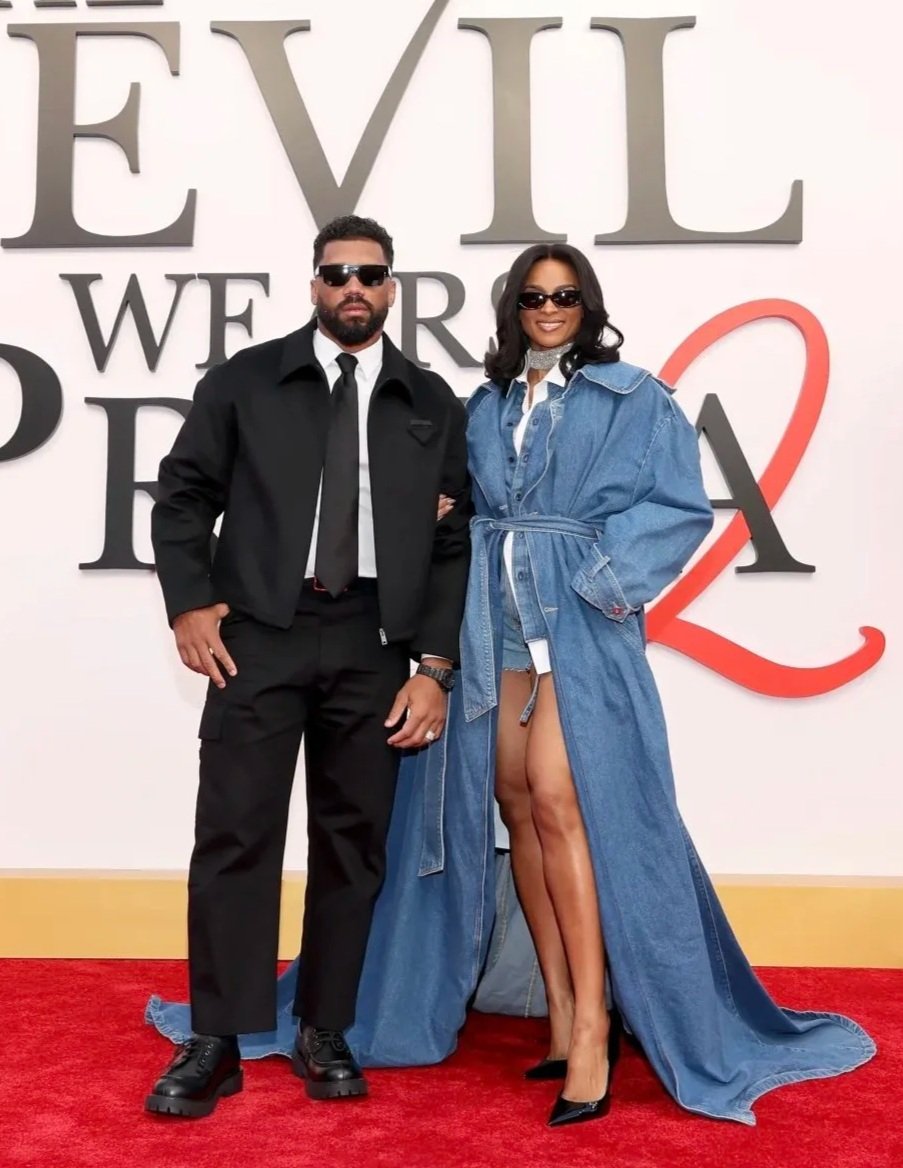 Ciara and Russell Wilson Share a Sweet PDA Moment at 'The Devil Wears Prada 2' Premiere