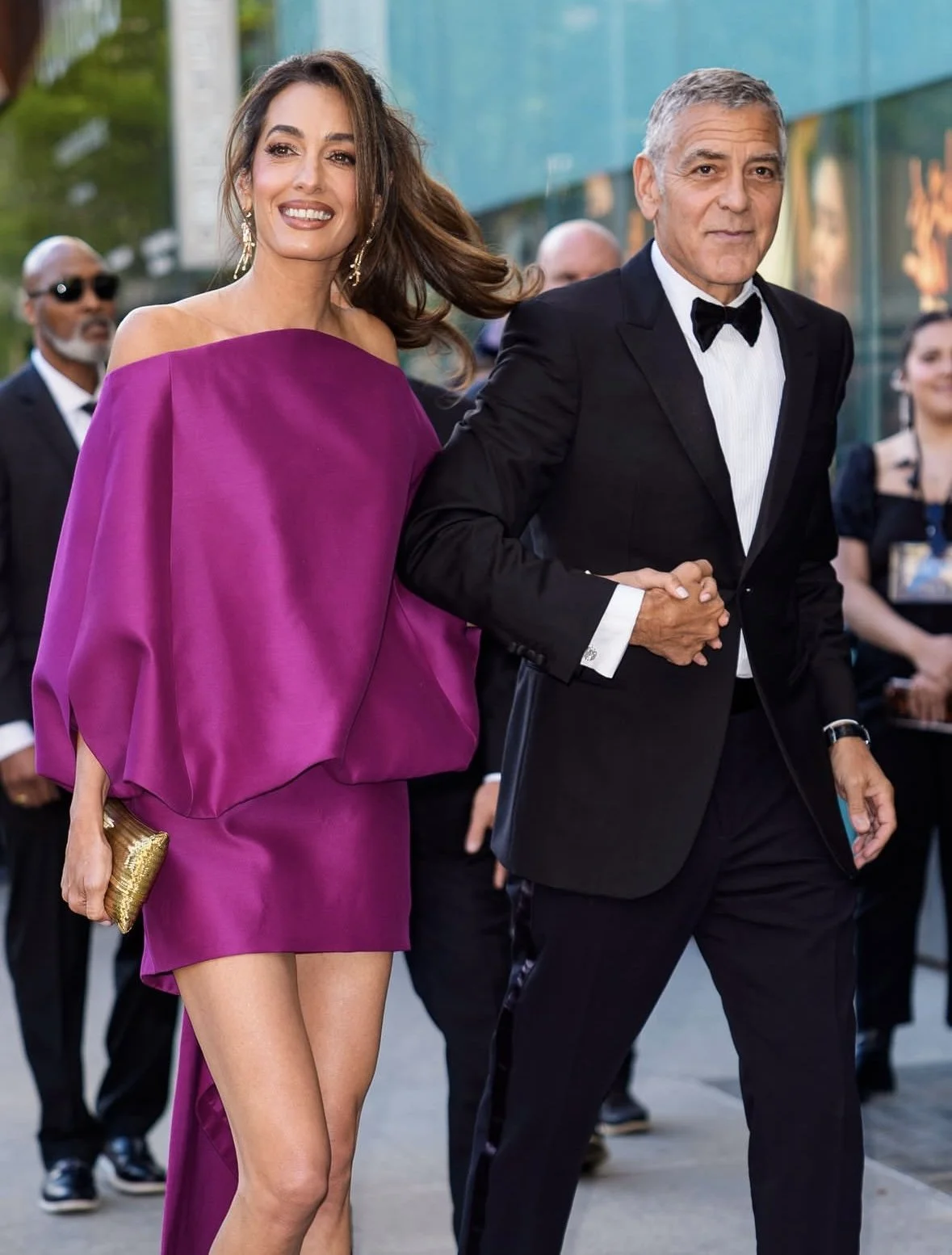 George Clooney Honored at Chaplin Award Gala with Amal Clooney by His Side
