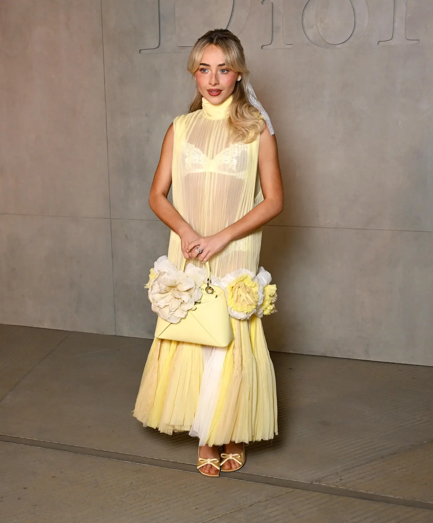 Sabrina Carpenter Wore the Sweetest Dress to Dior Cruise 2027 and Yes, It Was Butter Yellow