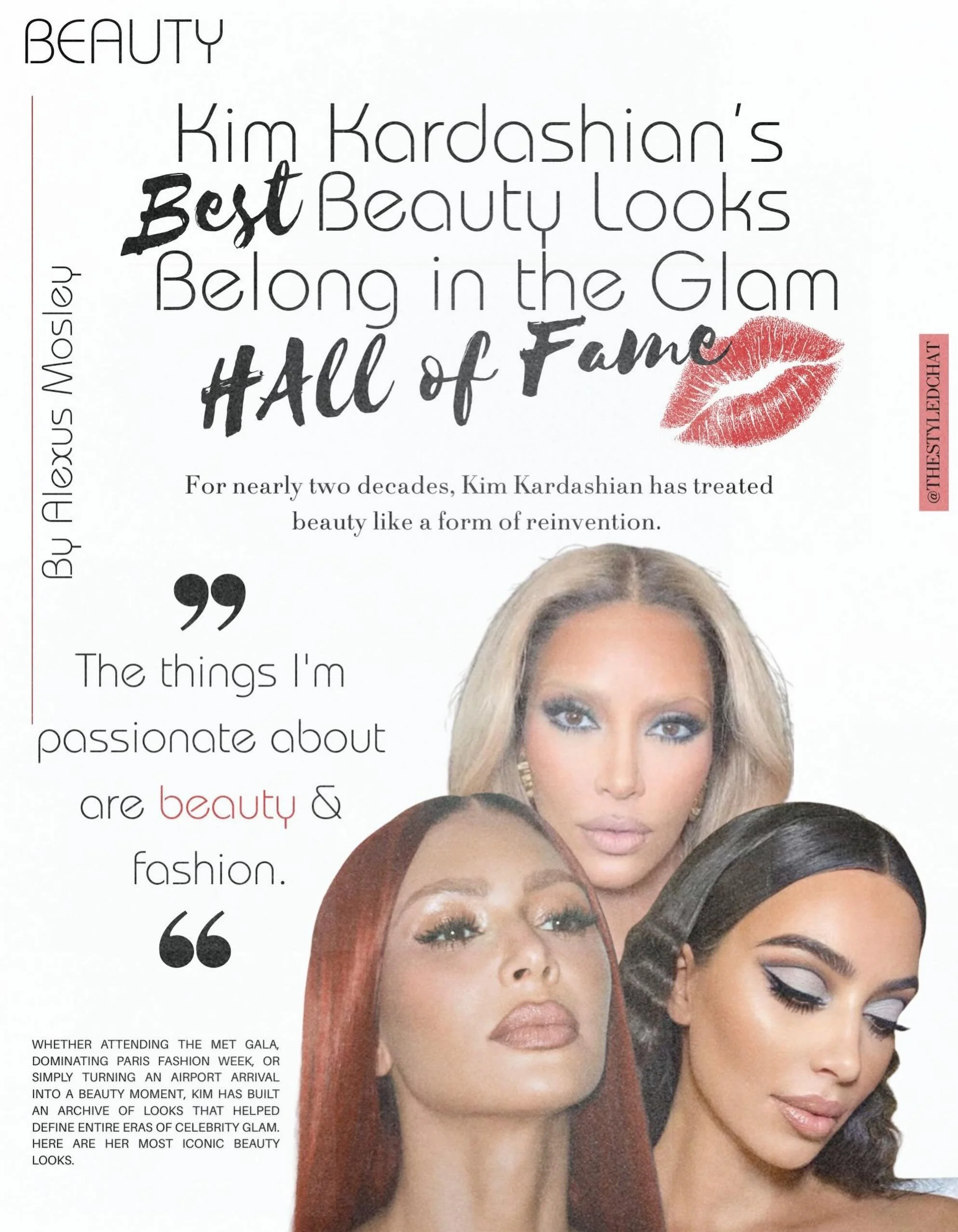For nearly two decades, Kim Kardashian has treated beauty like a form of reinvention. One moment she&rsquo;s channeling Old Hollywood glamour with sculpted waves and smoky eyes, and the next she&rsquo;s stepping out with futuristic makeup, a razor-sh