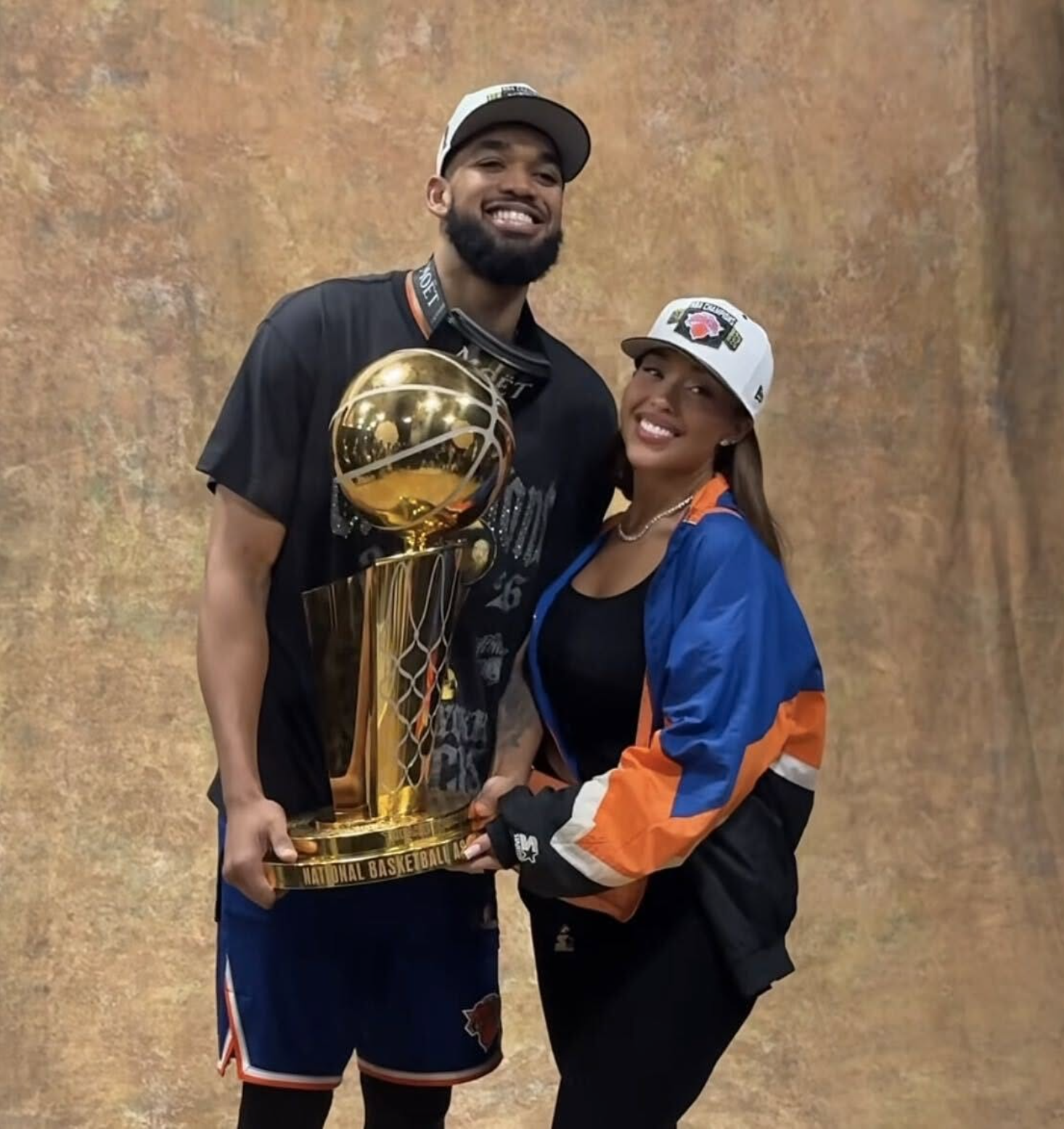 Karl-Anthony Towns Says Jordyn Woods’ Lucky Bag Helped the Knicks Win the Championship