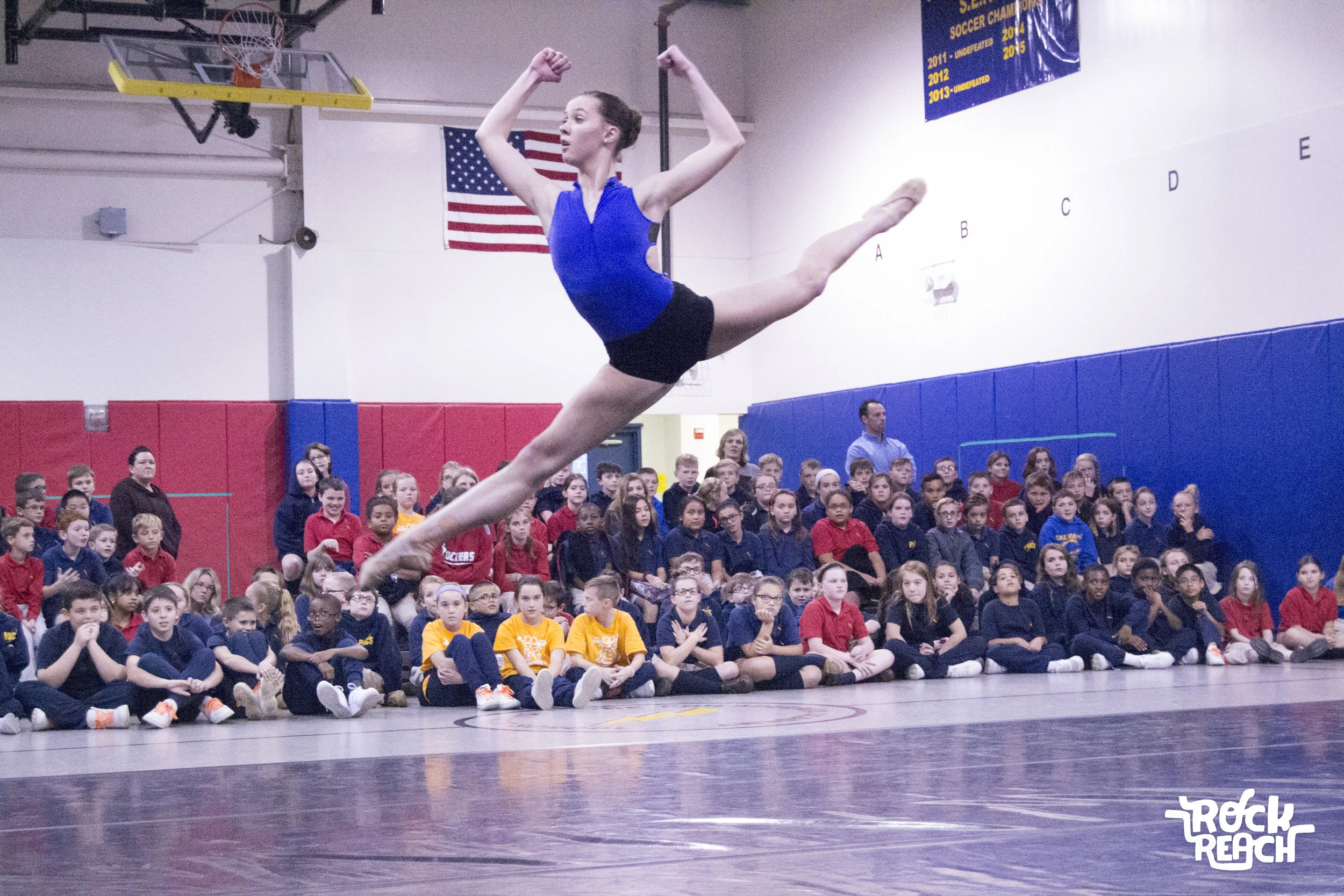 RockReach Dynamics of Dance dancer, Abigail Fletcher at Philadelphia Academy Charter School.