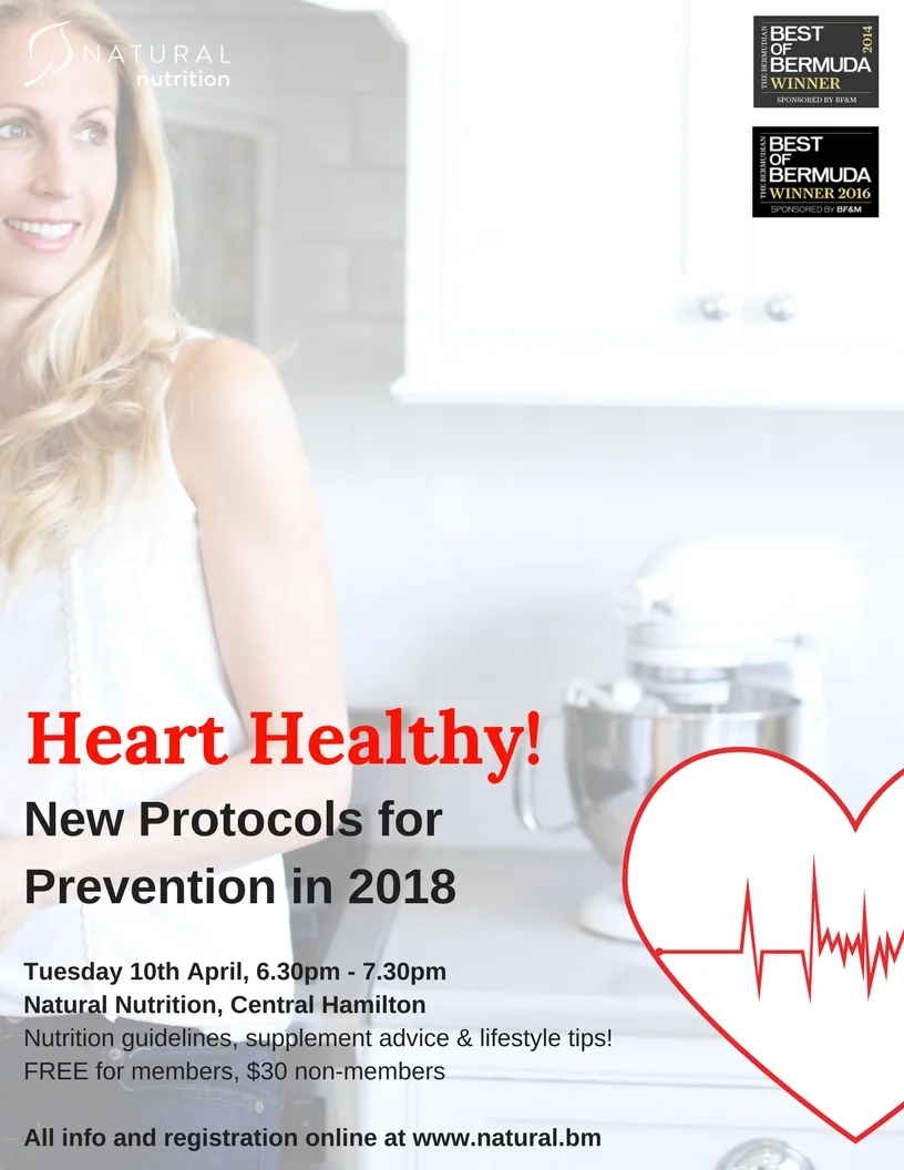 Heart Healthy! New Protocols for Prevention in 2018. 