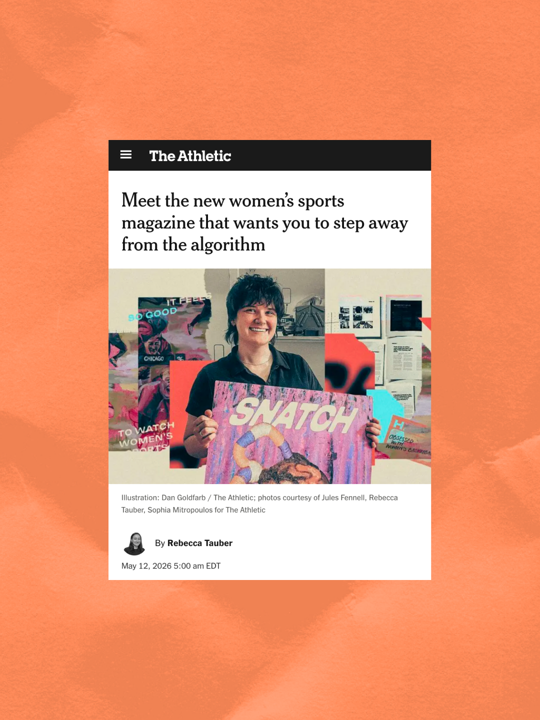 Snatch Magazine is in The Athletic