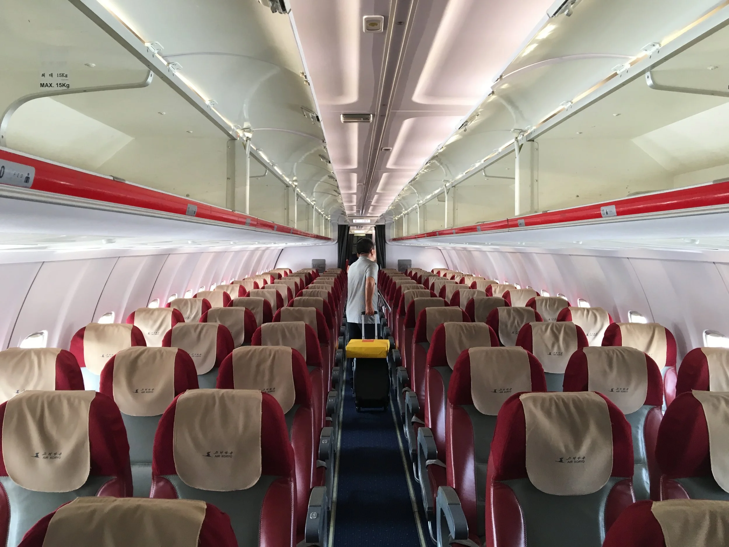 Air Koryo economy class aboard their TU204