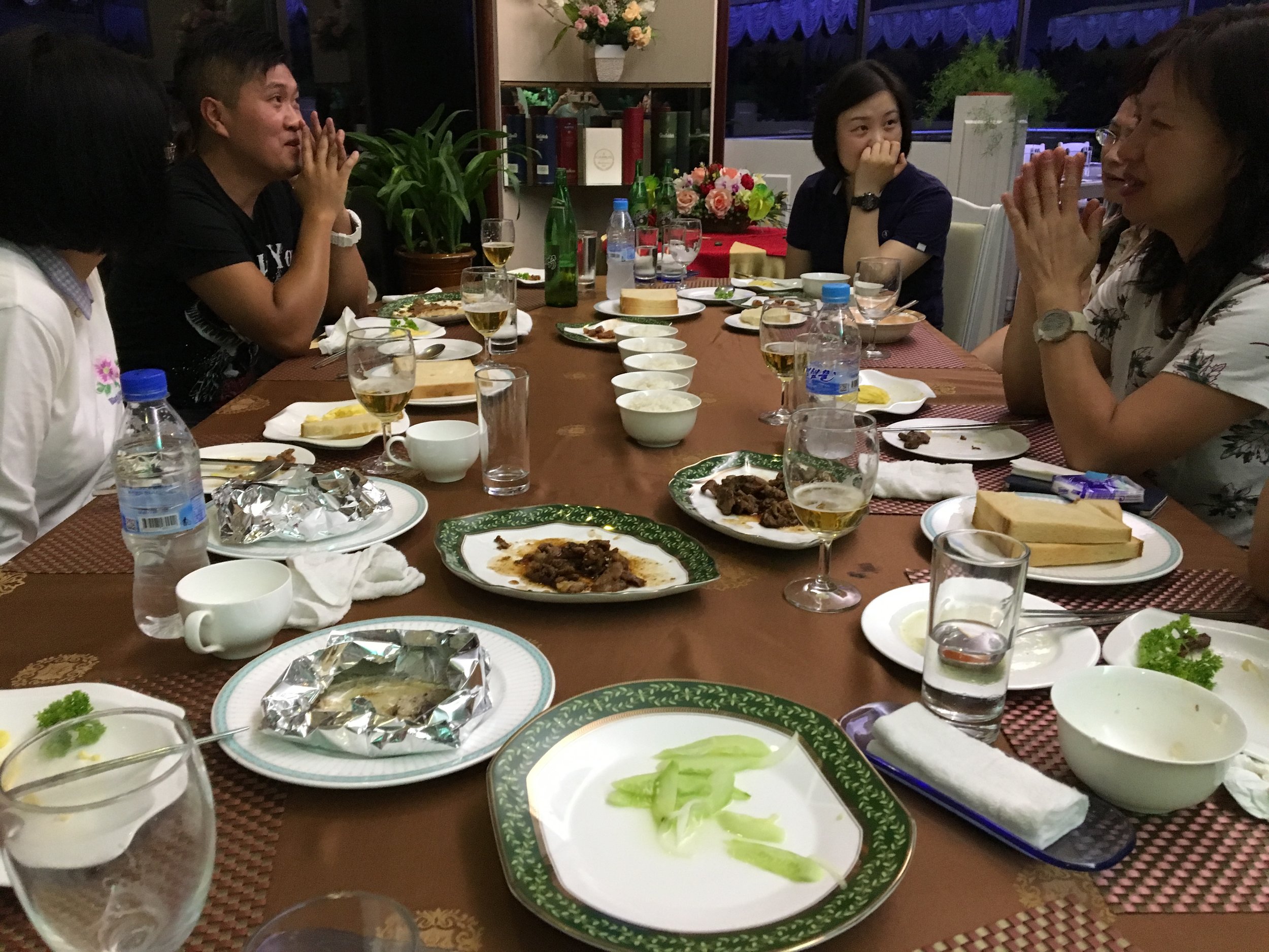 Group of travelers from Hong Kong