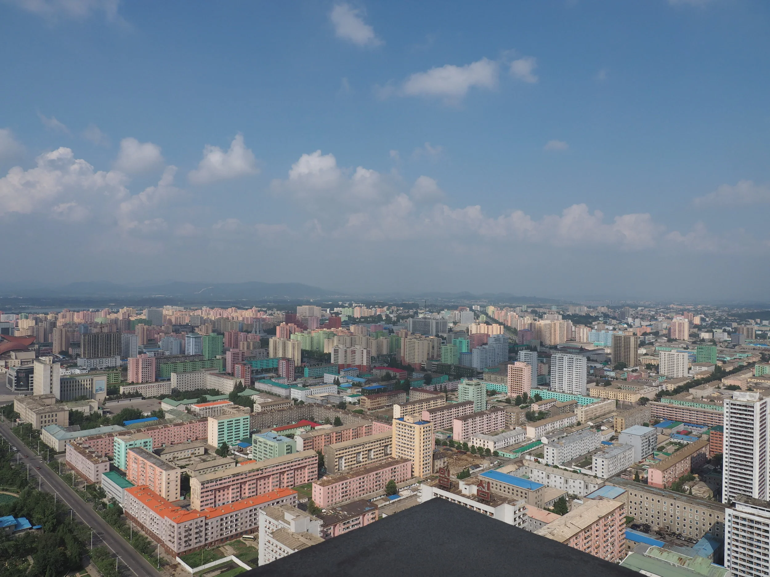  Neon colored residential buildings 