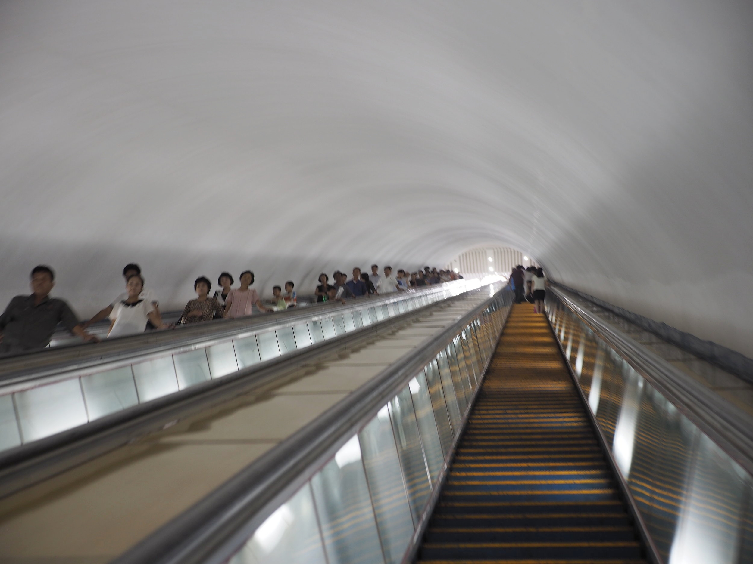  Escalators to the entrance 