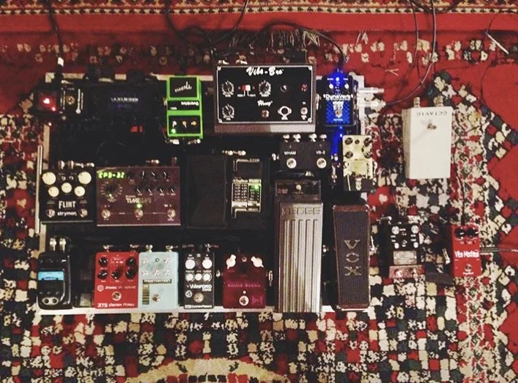 Shin-Ei Vibe Bro right at home on my LA Sound Design recording board. This picture is from a recent Brian Buckley Band tracking session at Grandmaster Recorders in Los Angeles, CA.