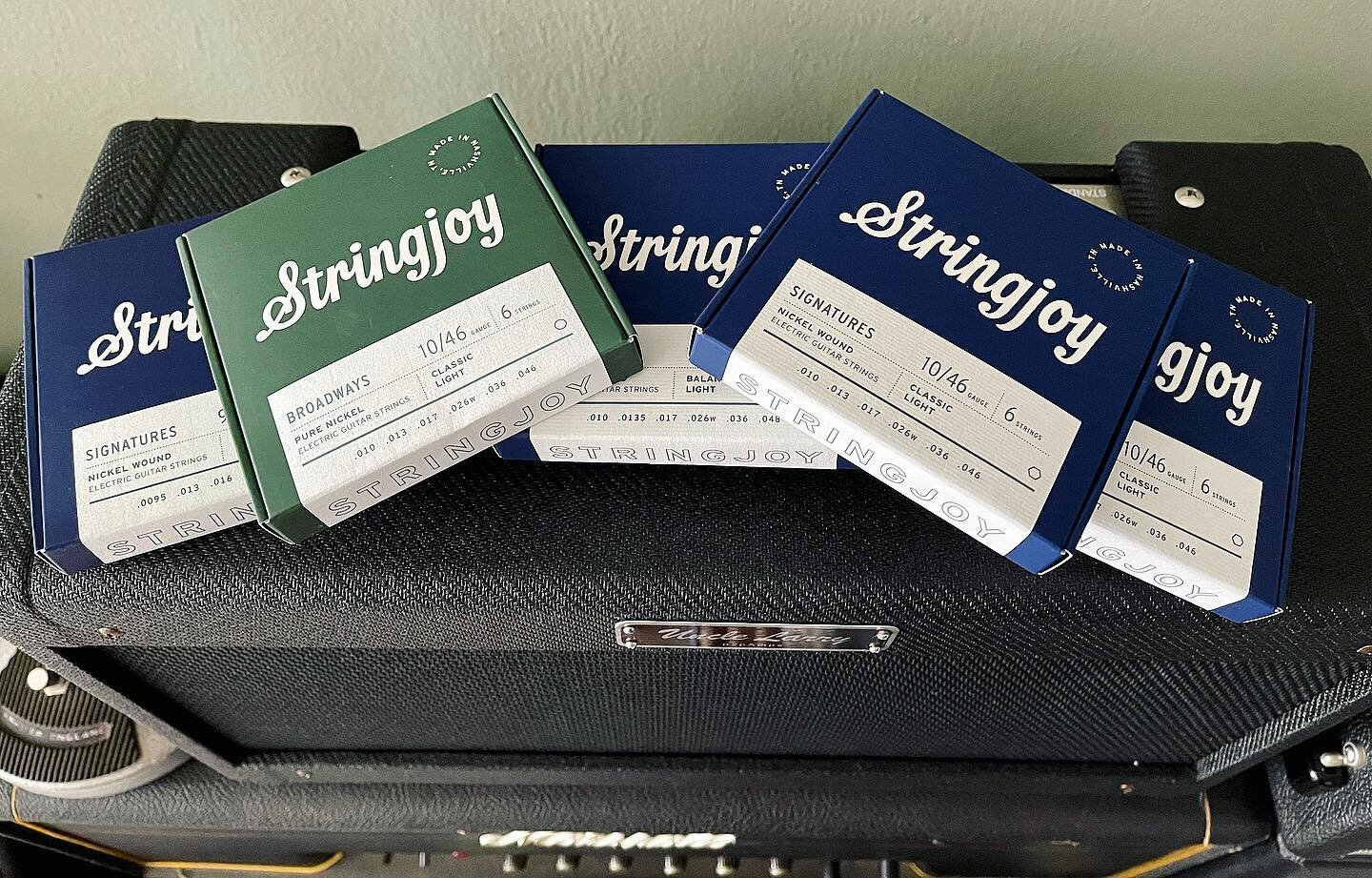 Thanks @stringjoy 🤘🏻 stoked to check these sets out! #stringjoy #stringjoystrings #newstrings #guitarstrings