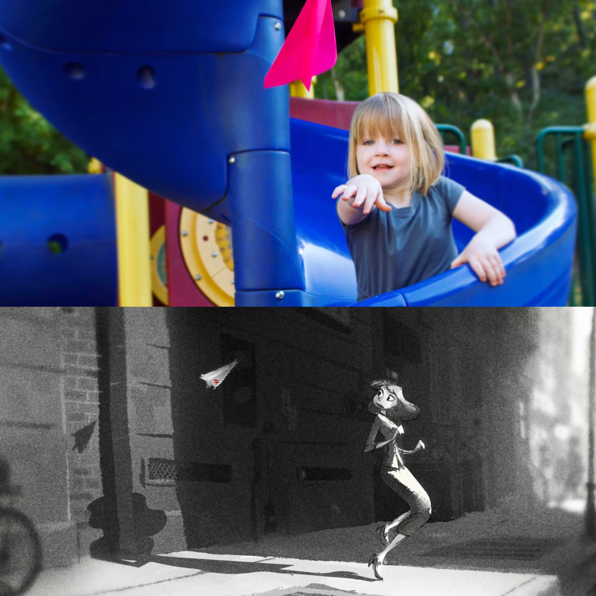 Disney’s “Paperman” + Planes at the Park