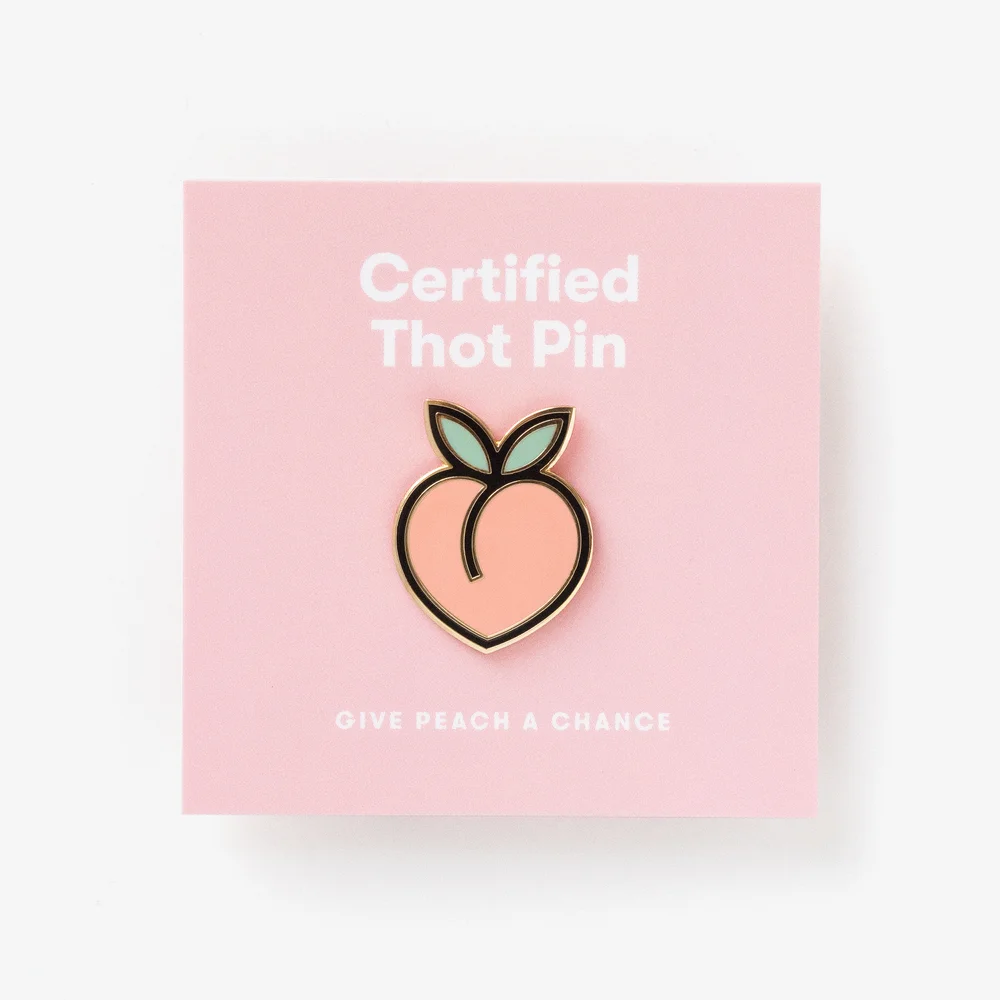 Certified Thot Pin (Peach) — Ben Wagner