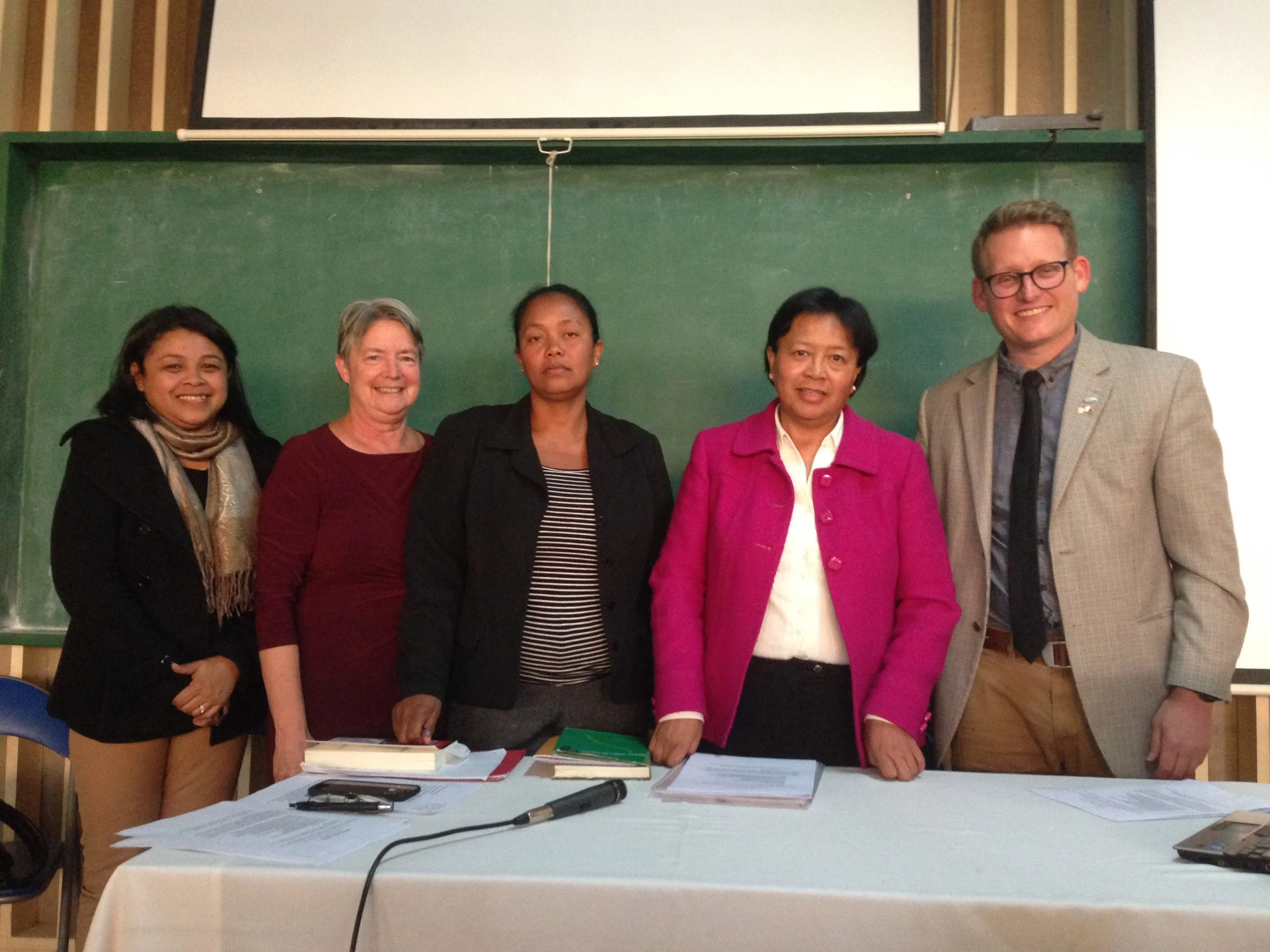 The presenters from the half-day of research event for Anglophone Studies