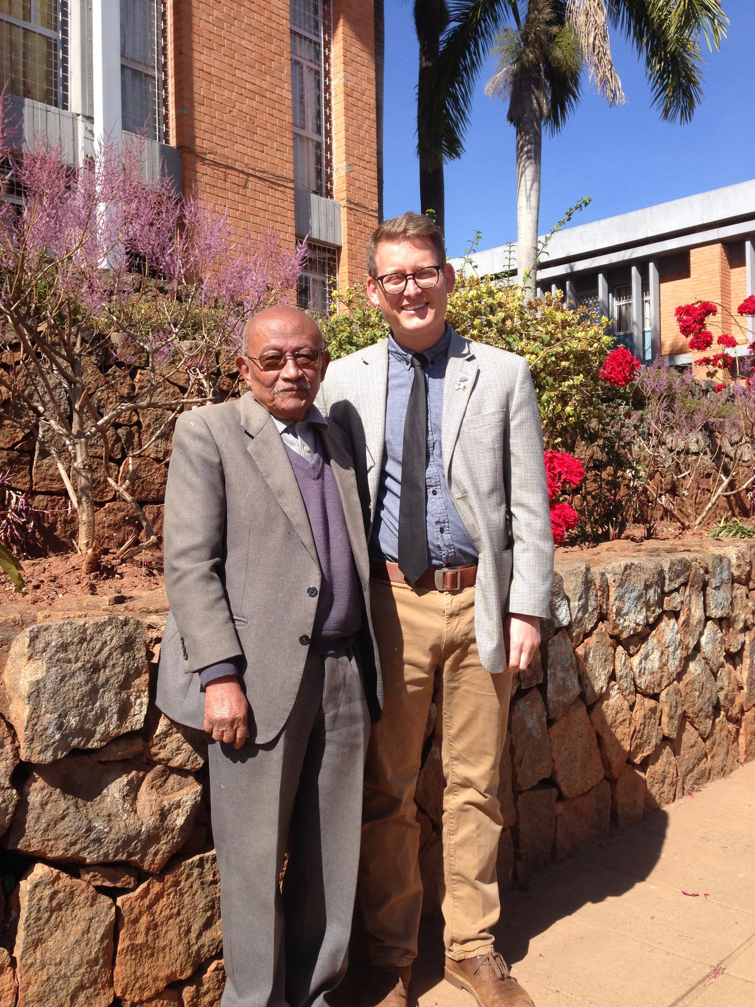 Professor Arianala Ratiarivelo and myself