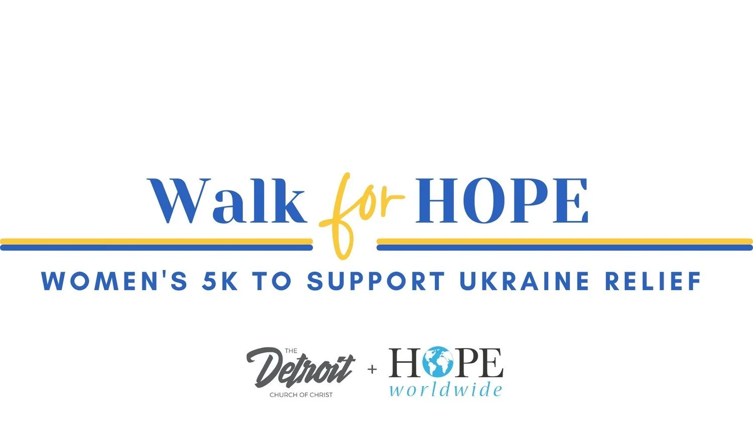 Walk for HOPE: A Women's 5k to Support Ukraine