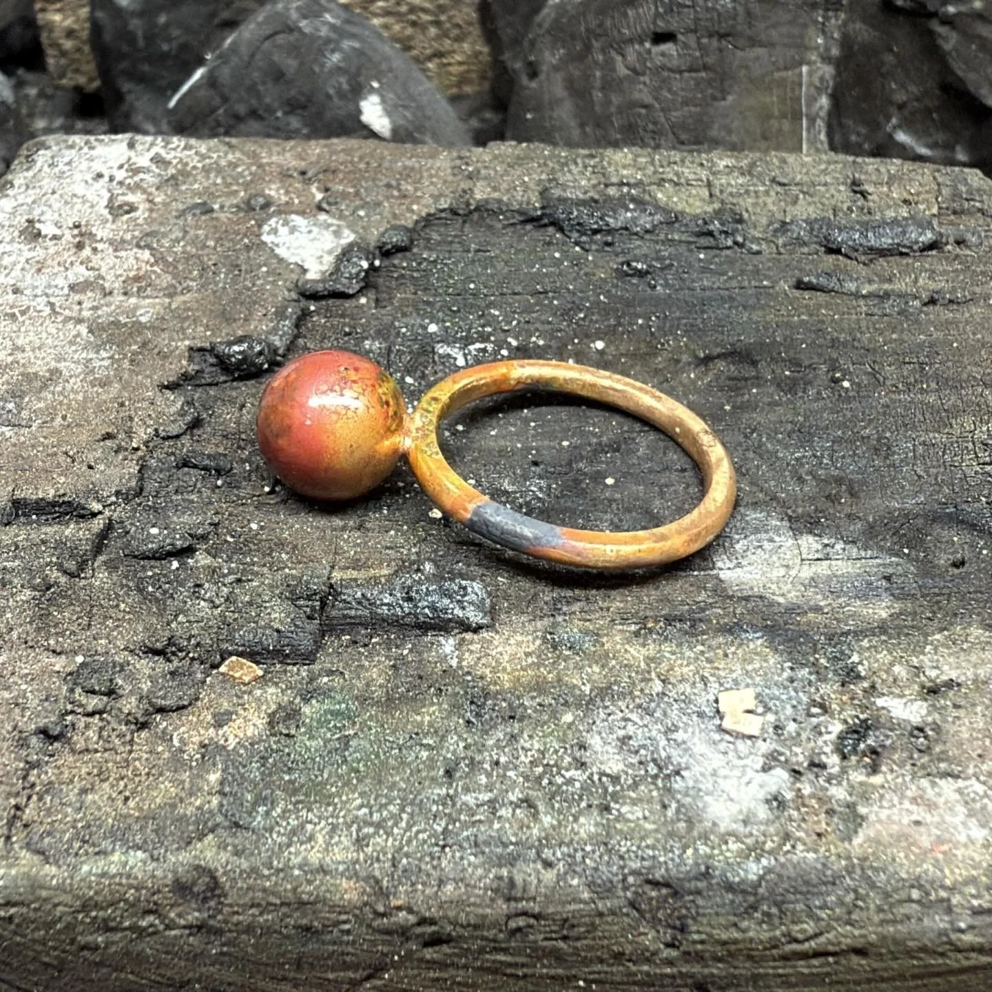 #workinprogress #ring #gold #alexakoleschjewellery
