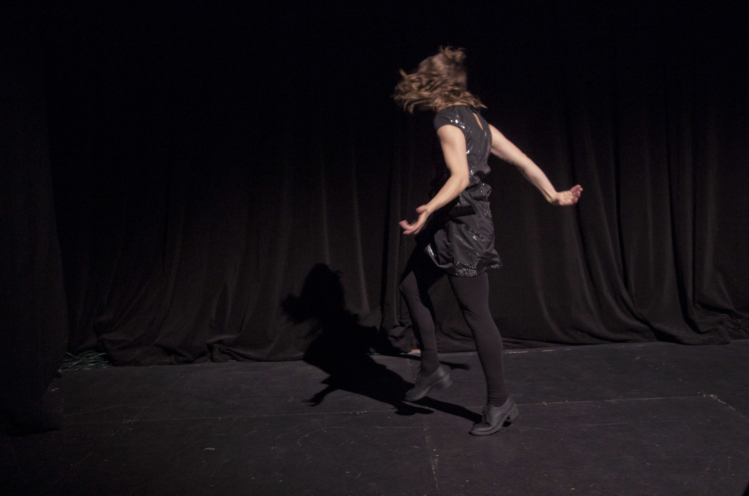 Feedback Loops Created and performed by Olivia Shaffer at Shooting Gallery Performance November 2016 image credit: Ed Spence