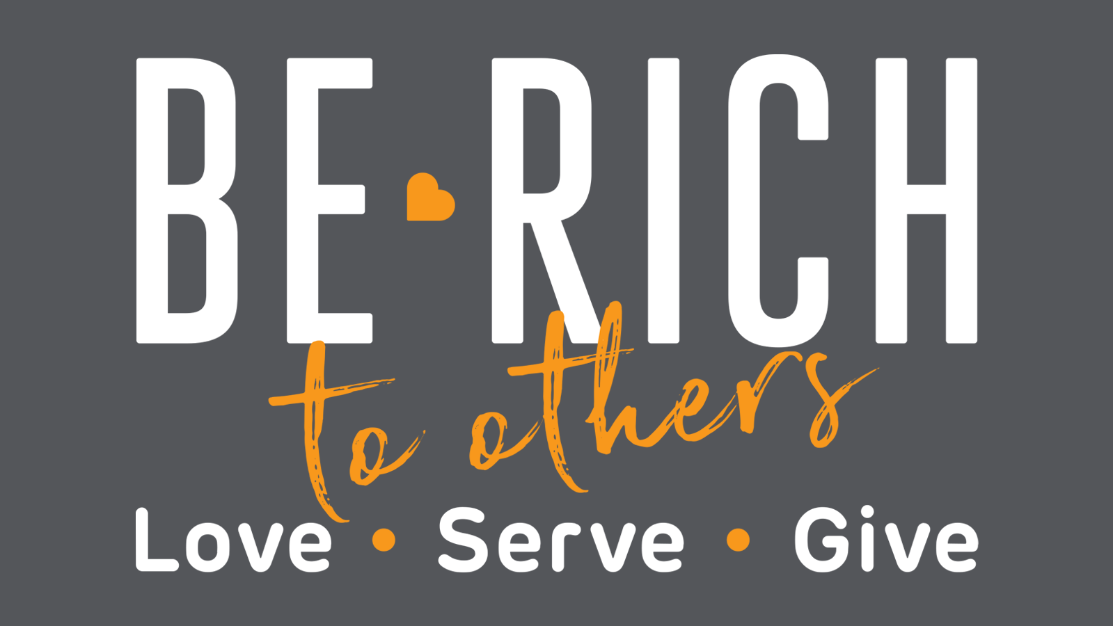 Be Rich to Others