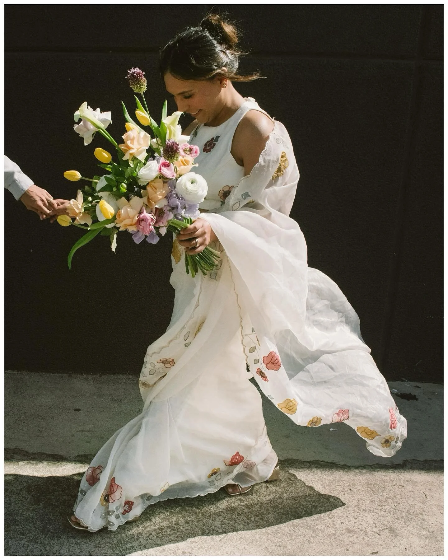 Sim &amp; Sushil - Officially married
Just a late winter day in Joburg...
Except nothing is ever just with @simrankalyan 
It had to be beautiful. And it was.✨
@sushil._.r 

A mix of film and digital

flower bouquet: @shopbotanicus 
Thank you @ilconta