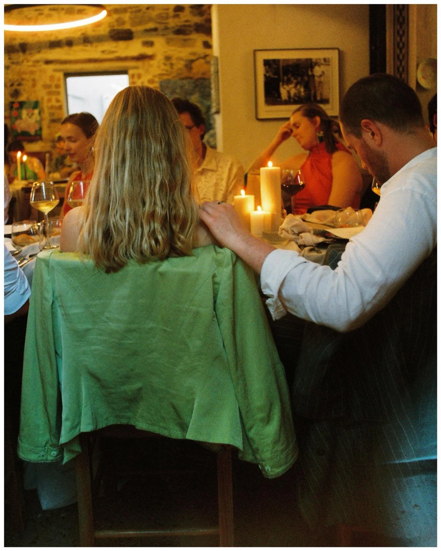 Some 35mm film frames from @petramarais &amp; @geriusmoelich&rsquo;s wedding ✨ 

@betweenus.ct 
@theladderon136 
@creativenook