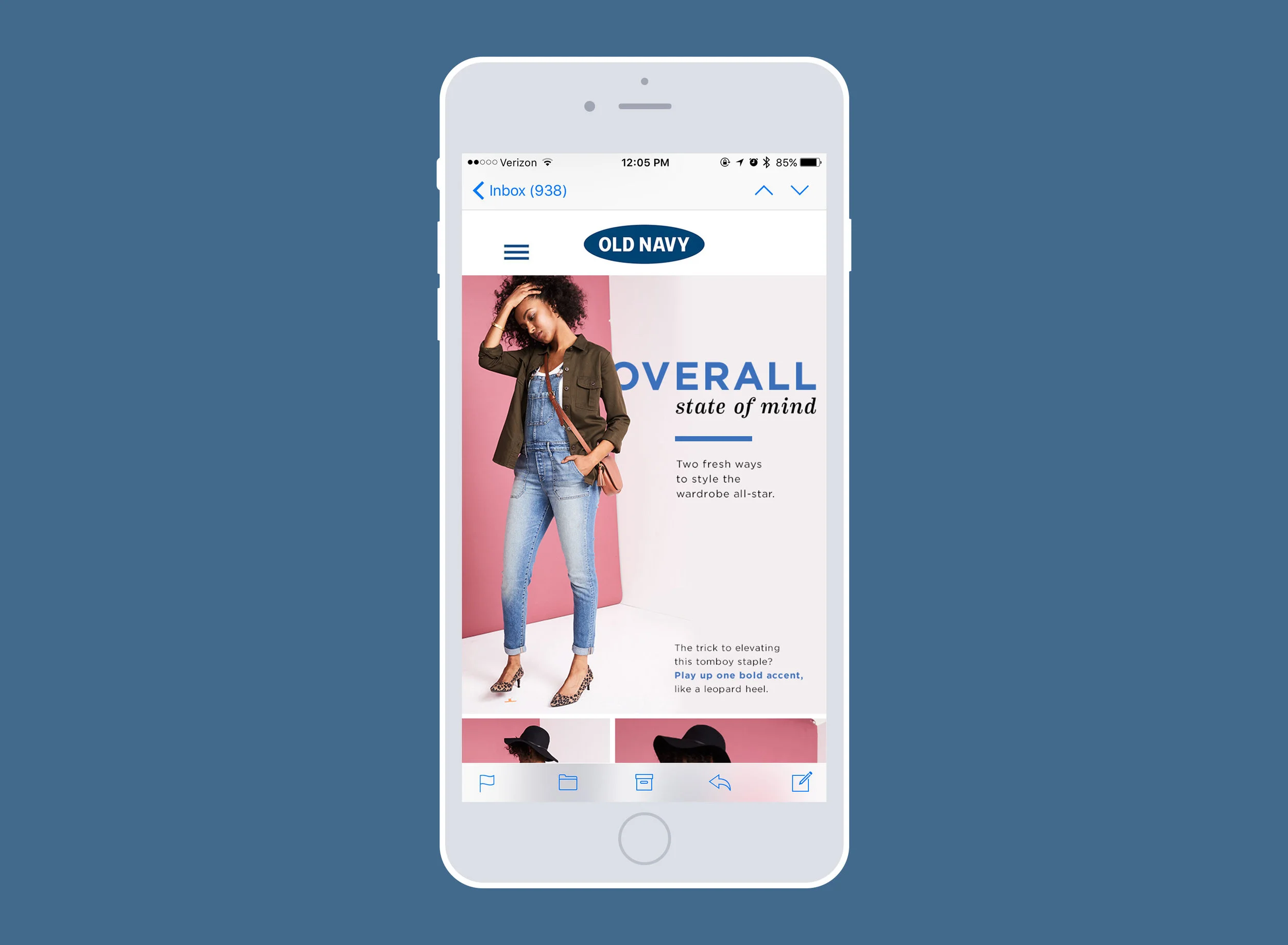 We also took the opportunity to speak to denim from a fashion point of view in line with the commercial offer. Reaching our customers with both innovation and how to wear messaging.