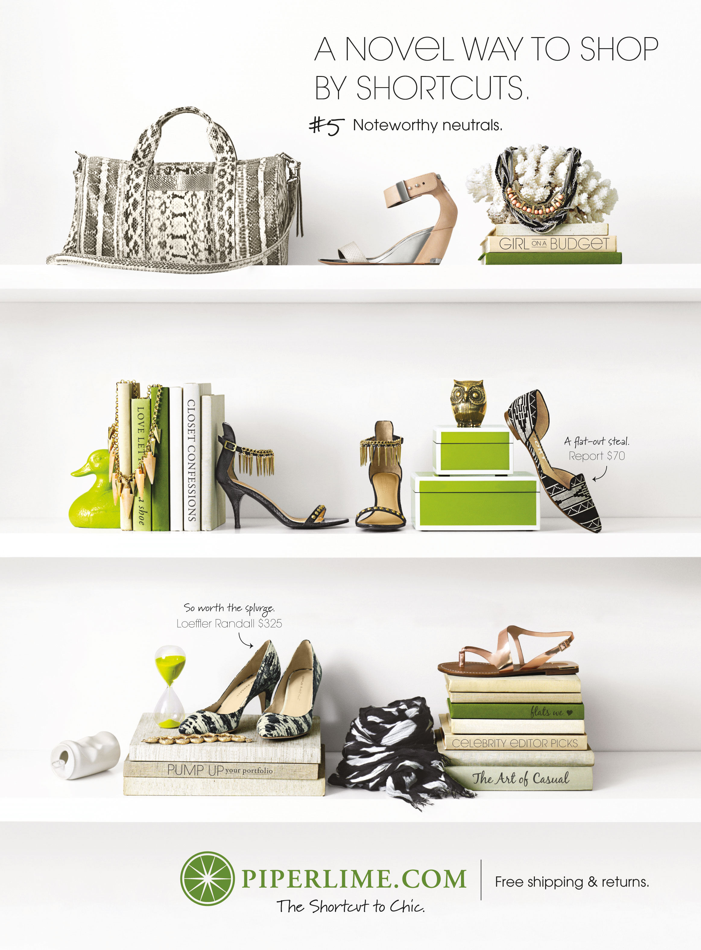 A still life message based on Neutrals.