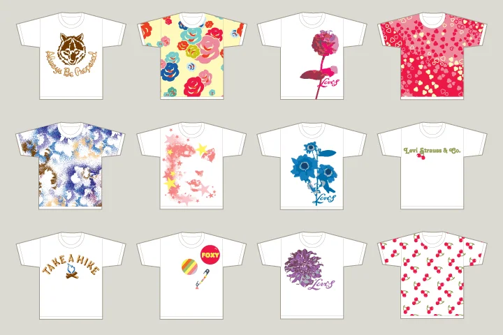 T-Shirt Graphics A sampling of some of the hundreds of graphics designed for Juniors, Misses, Boys, Silvertab and the Premium lines
