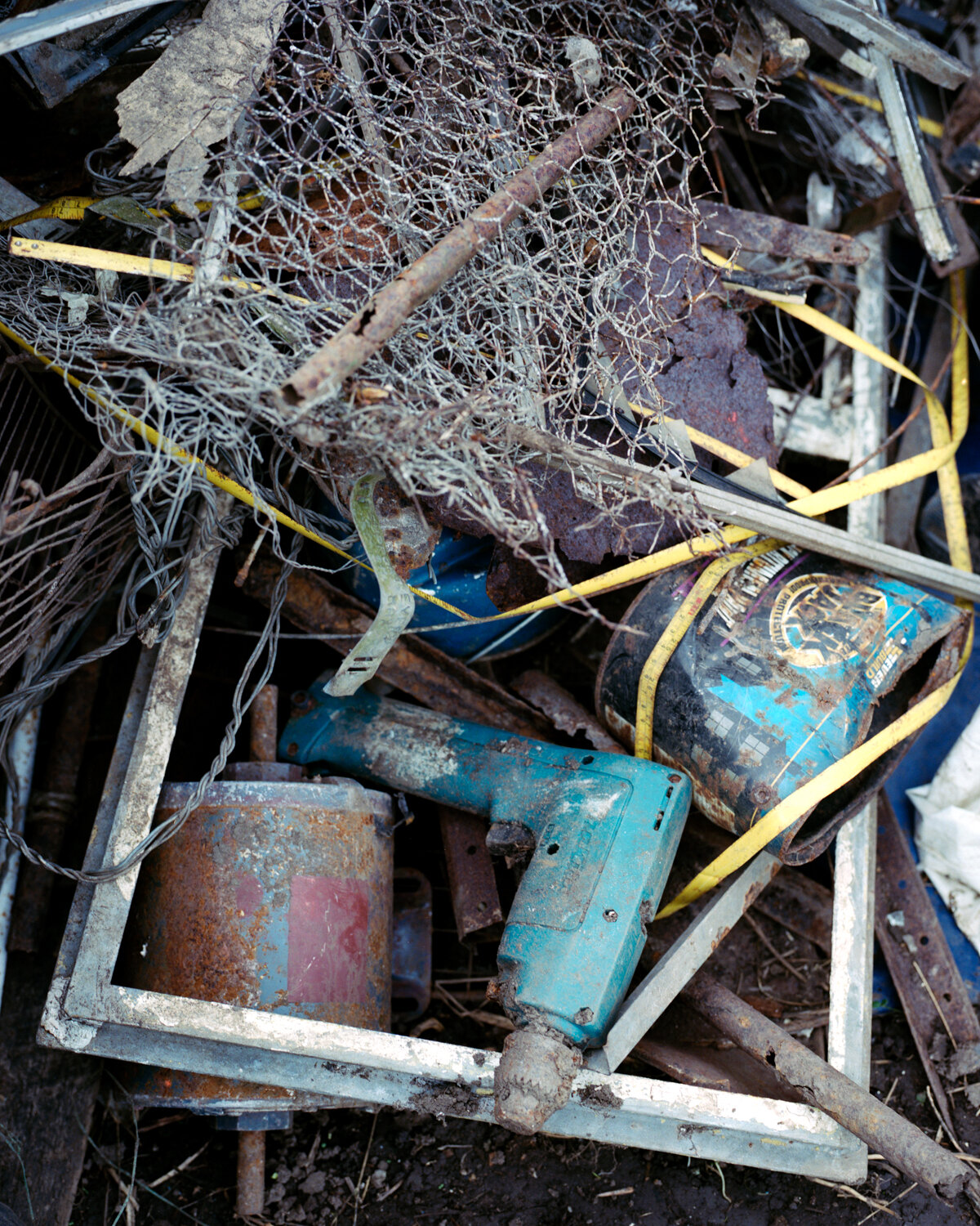 4) Scrap Metal And An Old Drill - Church Side.jpg
