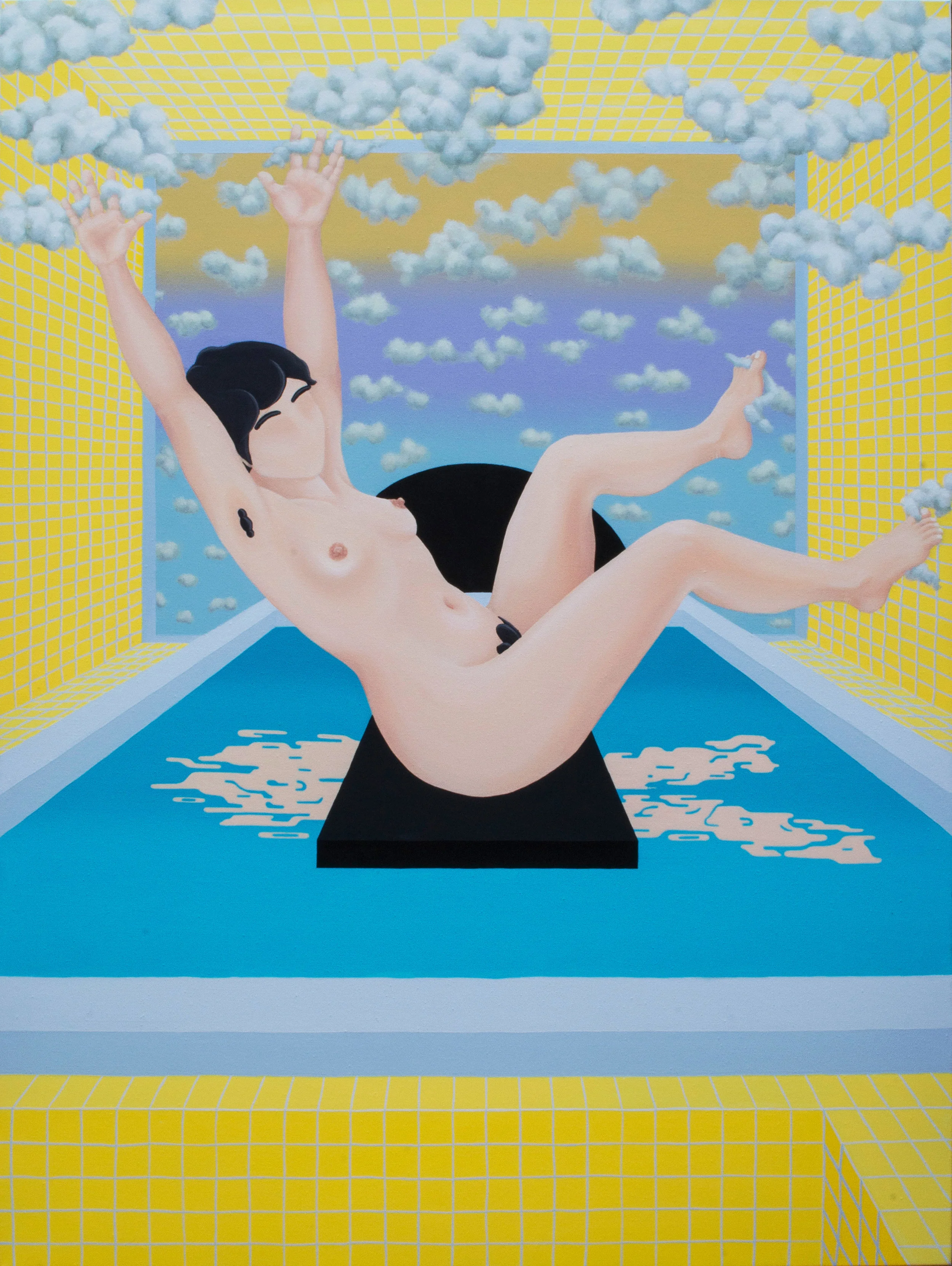Tobagon (2018) 48”x36” Acrylic on canvas