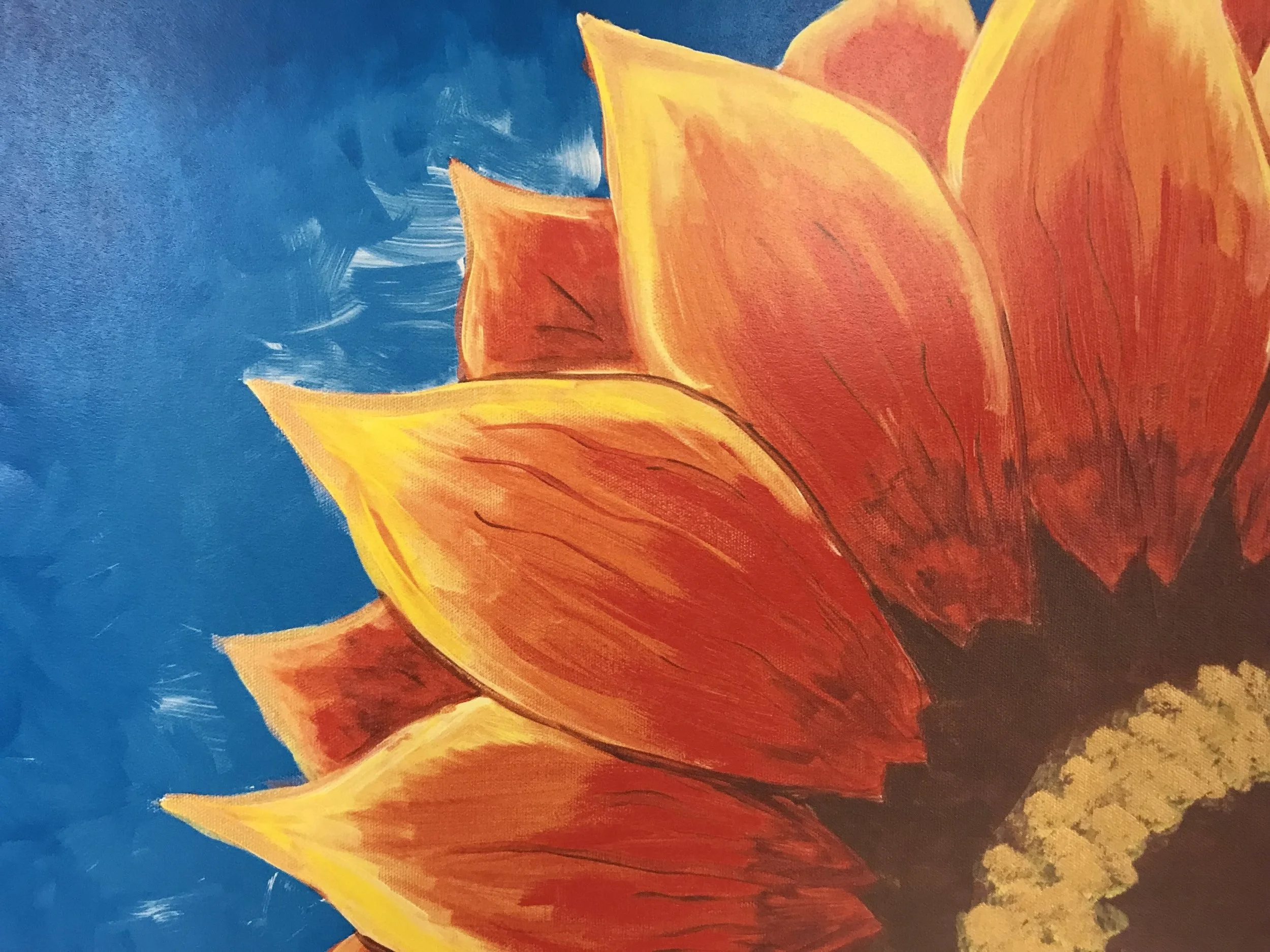 Red Sunflower