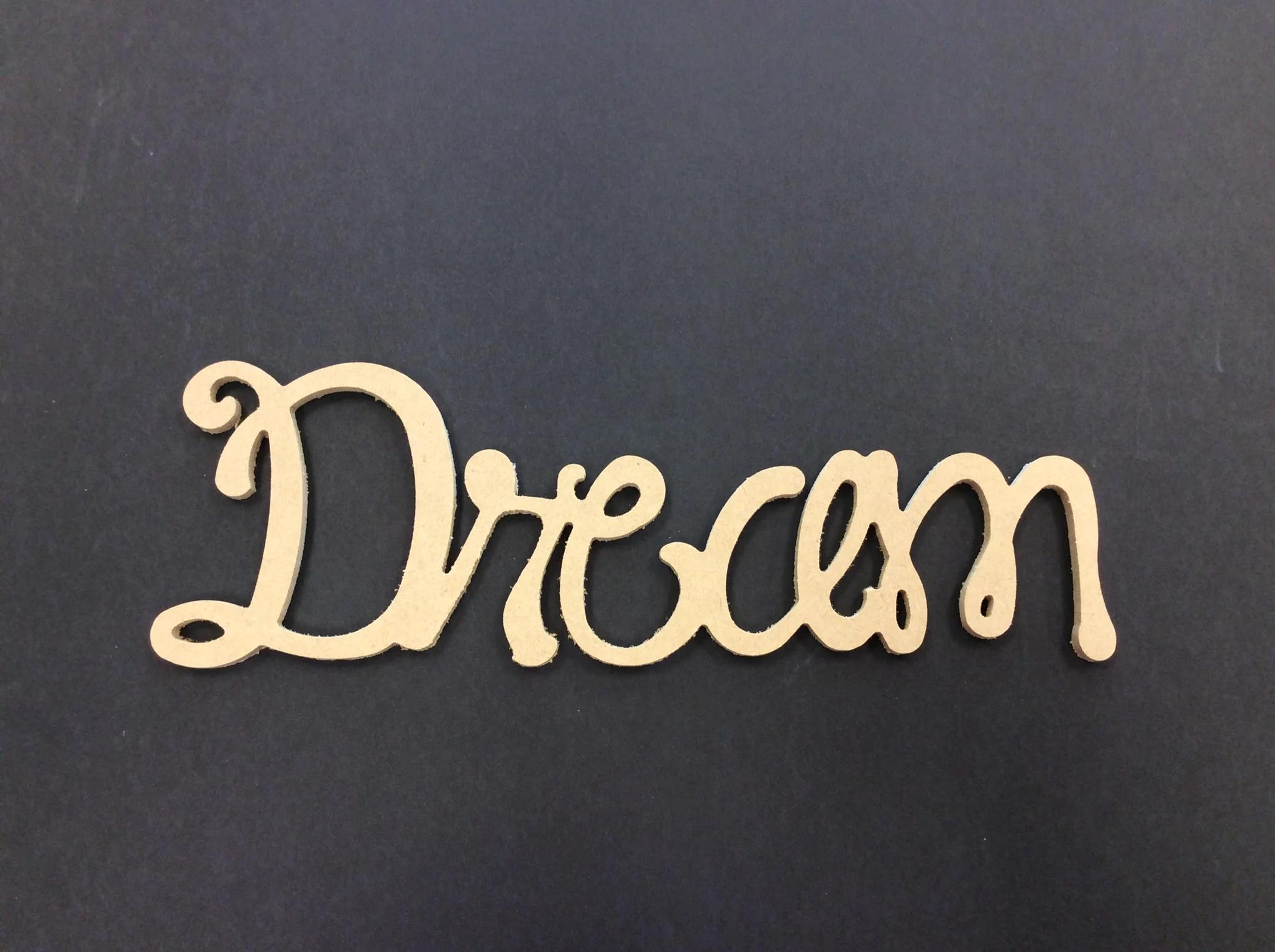 Dream - 3d wood cutout