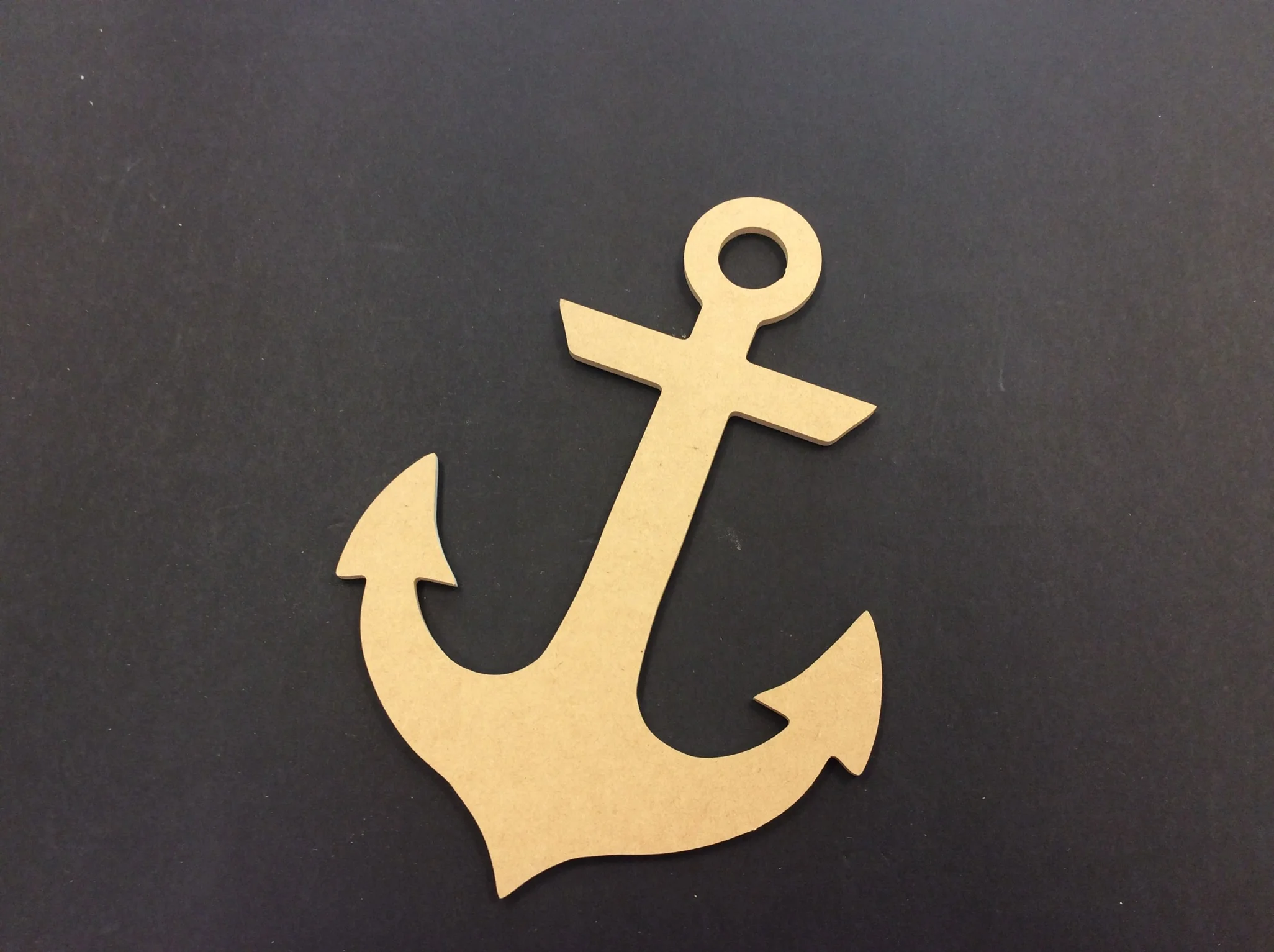 Anchor 3d wood cutout