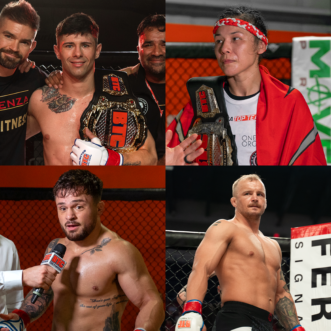 Four Champions Fighting at BTC 22