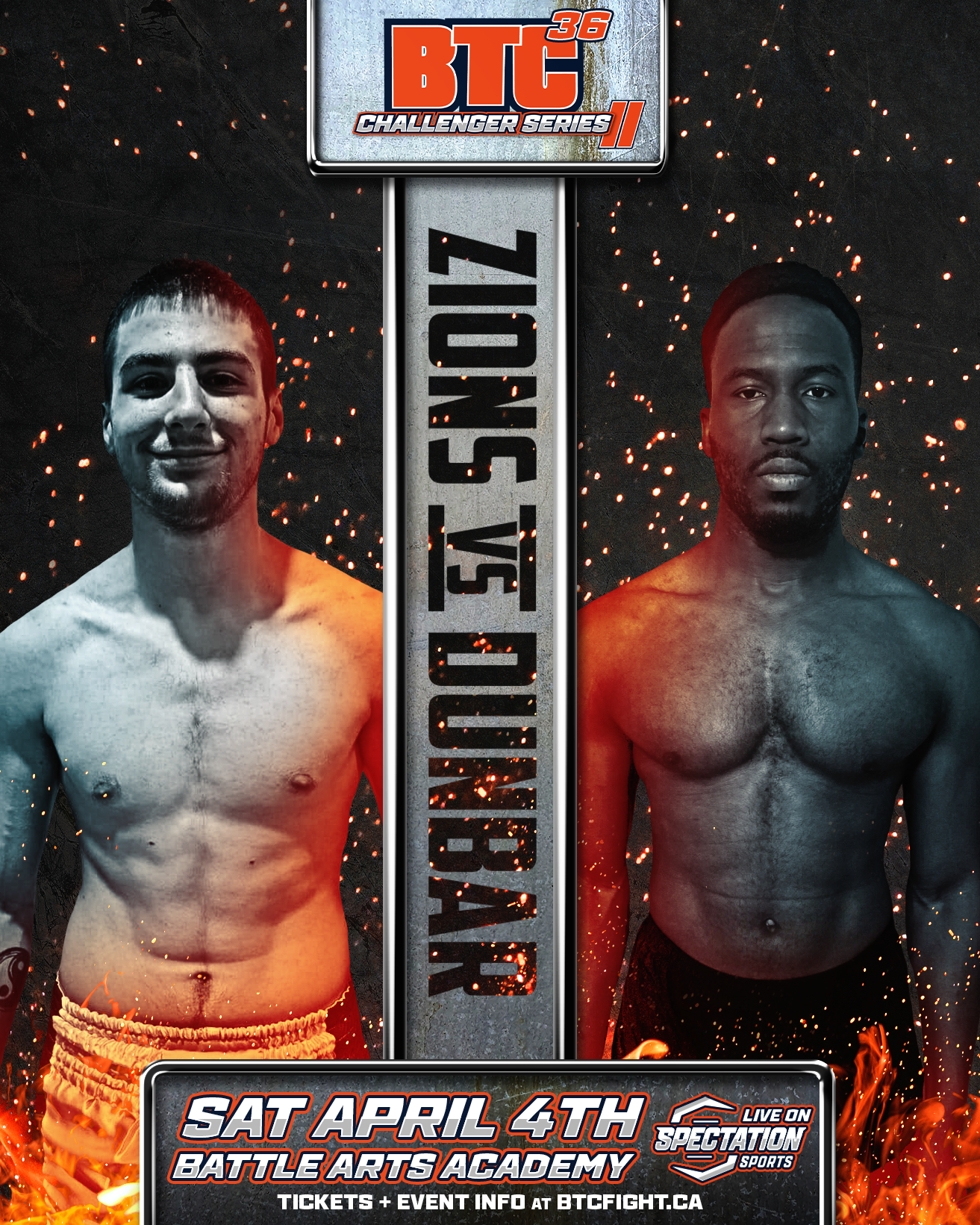 BTC 36 CSII Fight Announcement - IMAGE - FA3 - Zions Dunbar.png